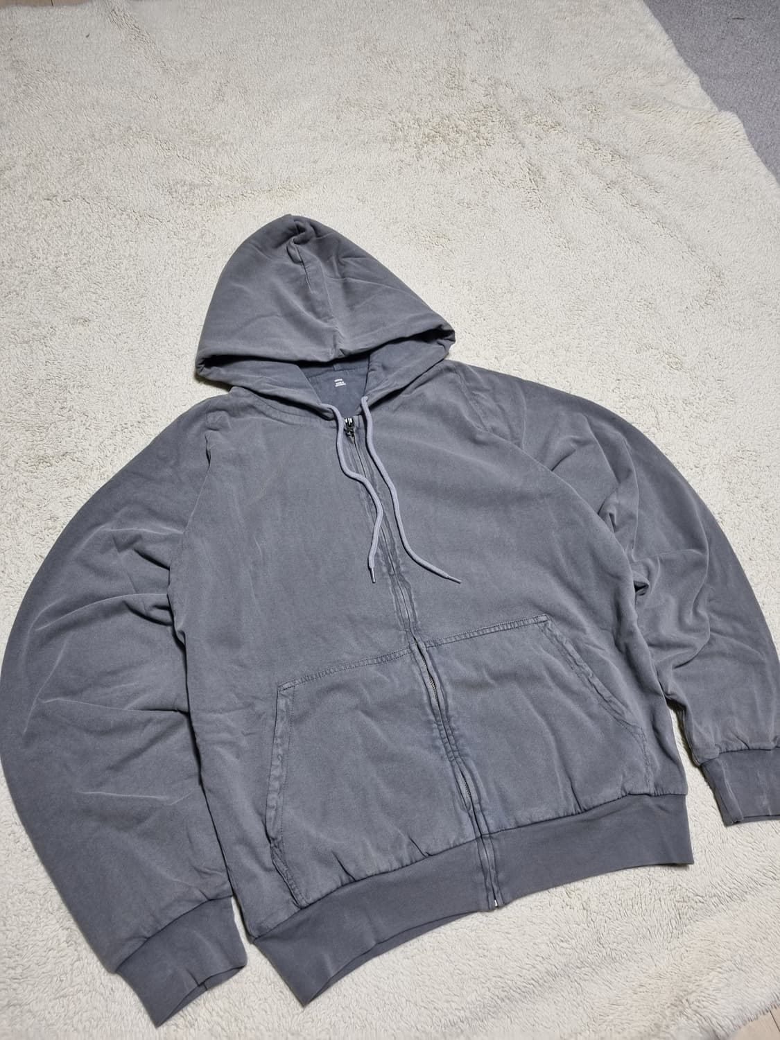 이지 갭 후드 집업 포에틱 그레이 상품이미지1