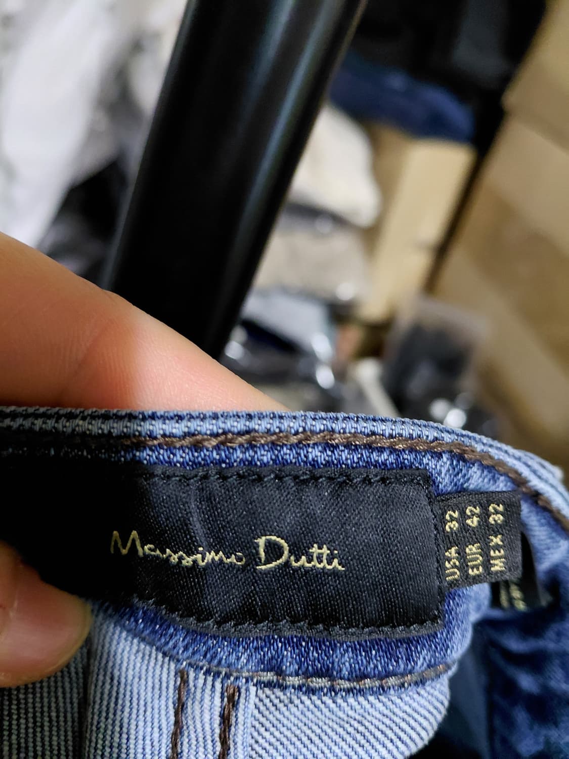 [마시모두띠]레귤러핏 데님 청바지 유럽42(35)사이즈 상품이미지4