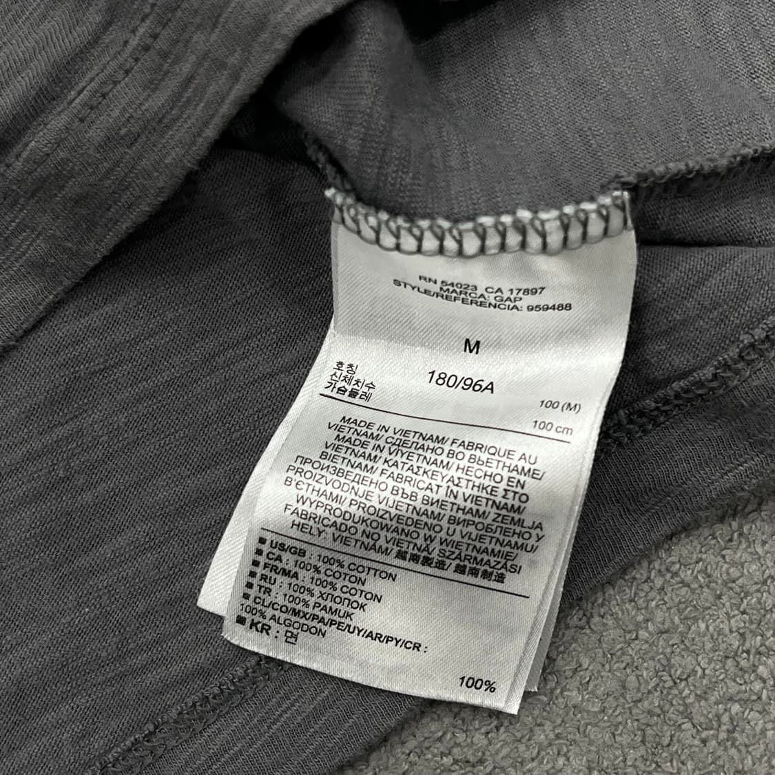M 갭 로고 반팔 티셔츠 상품이미지4