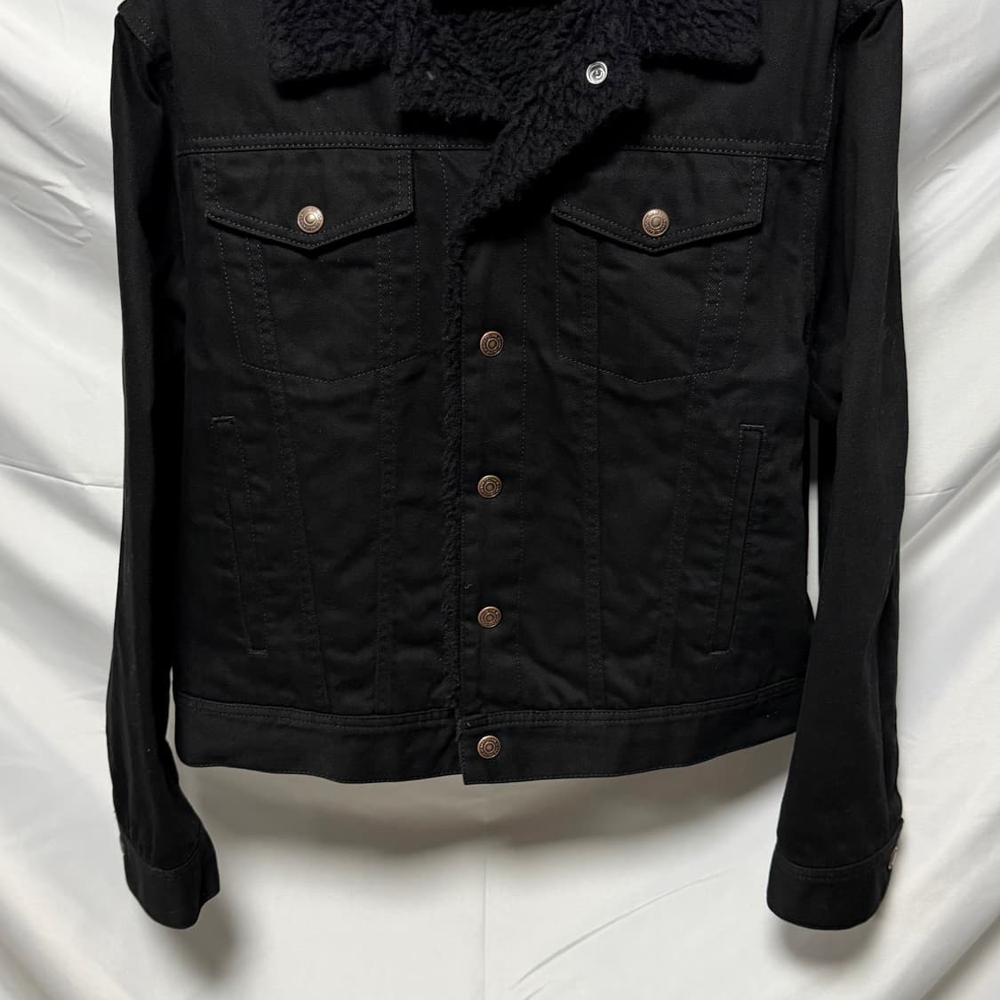 [S+급/S] 셀린느 시퀀 로고 데님 트러커 자켓 상품이미지5