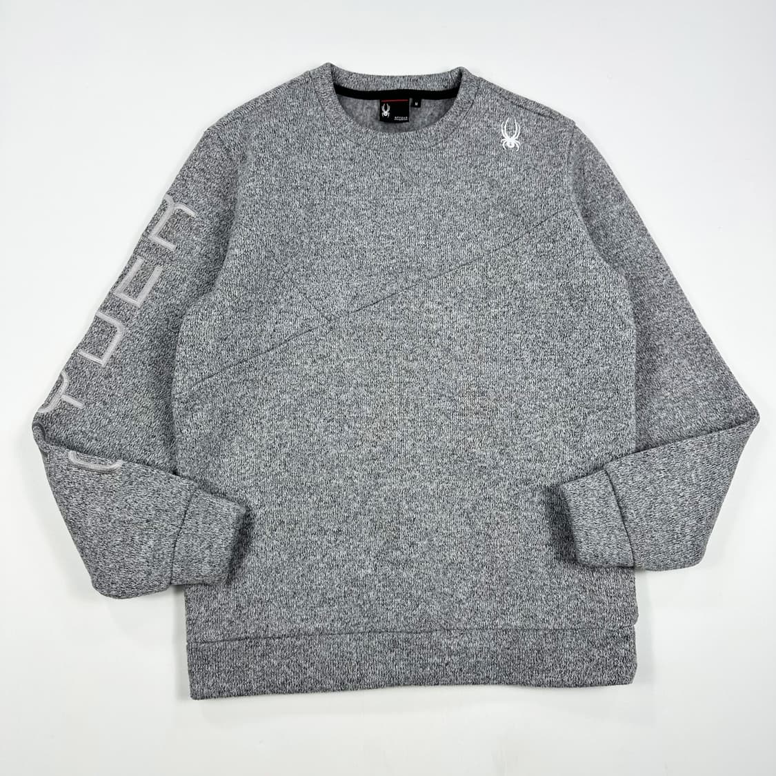 스파이더 트레이닝 그레이 후리스 맨투맨 (M) 상품이미지2