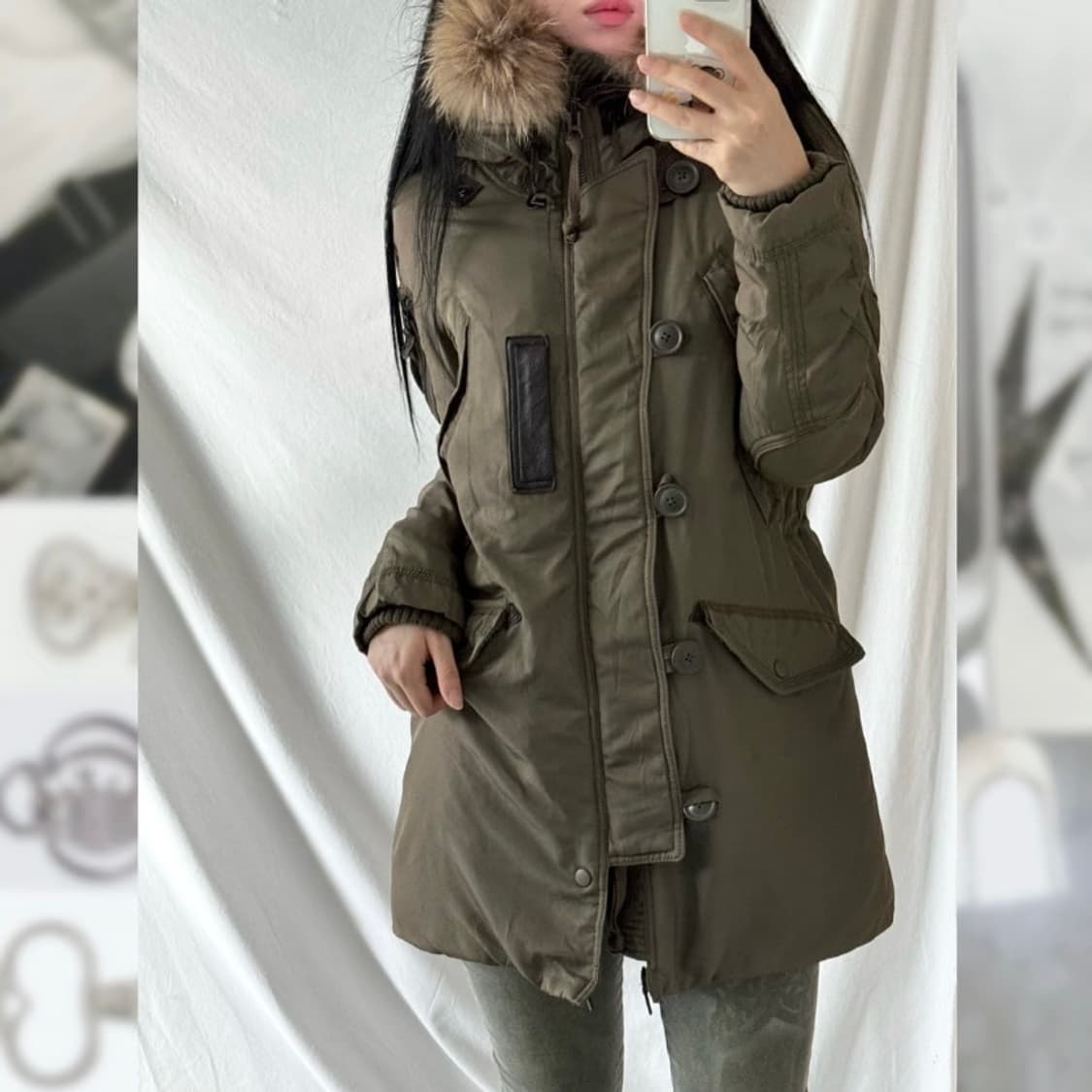 GOA 라쿤퍼 파카 야상 상품이미지1