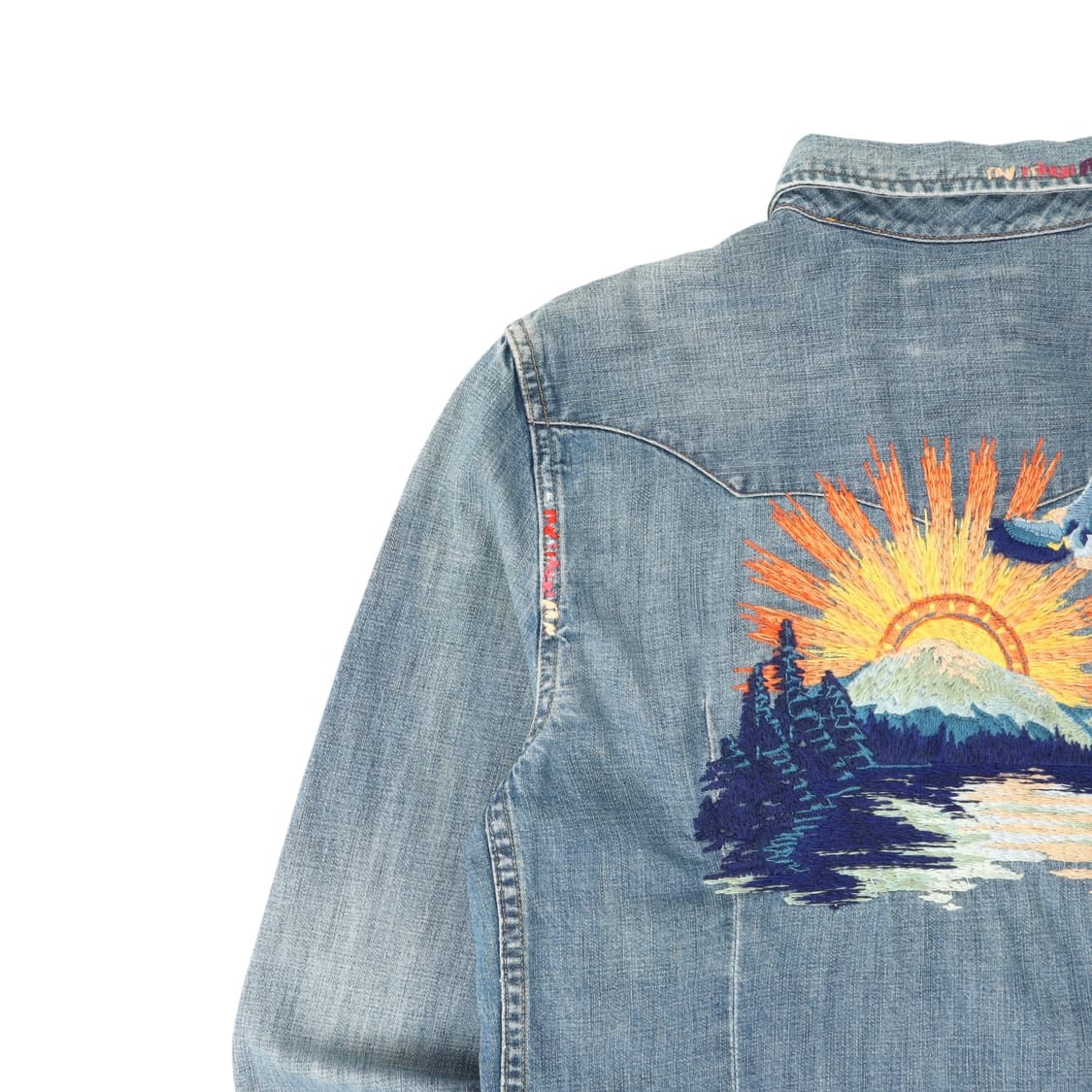 폴로 랄프로렌 웨스턴 샴브레이 데님 셔츠 상품이미지6