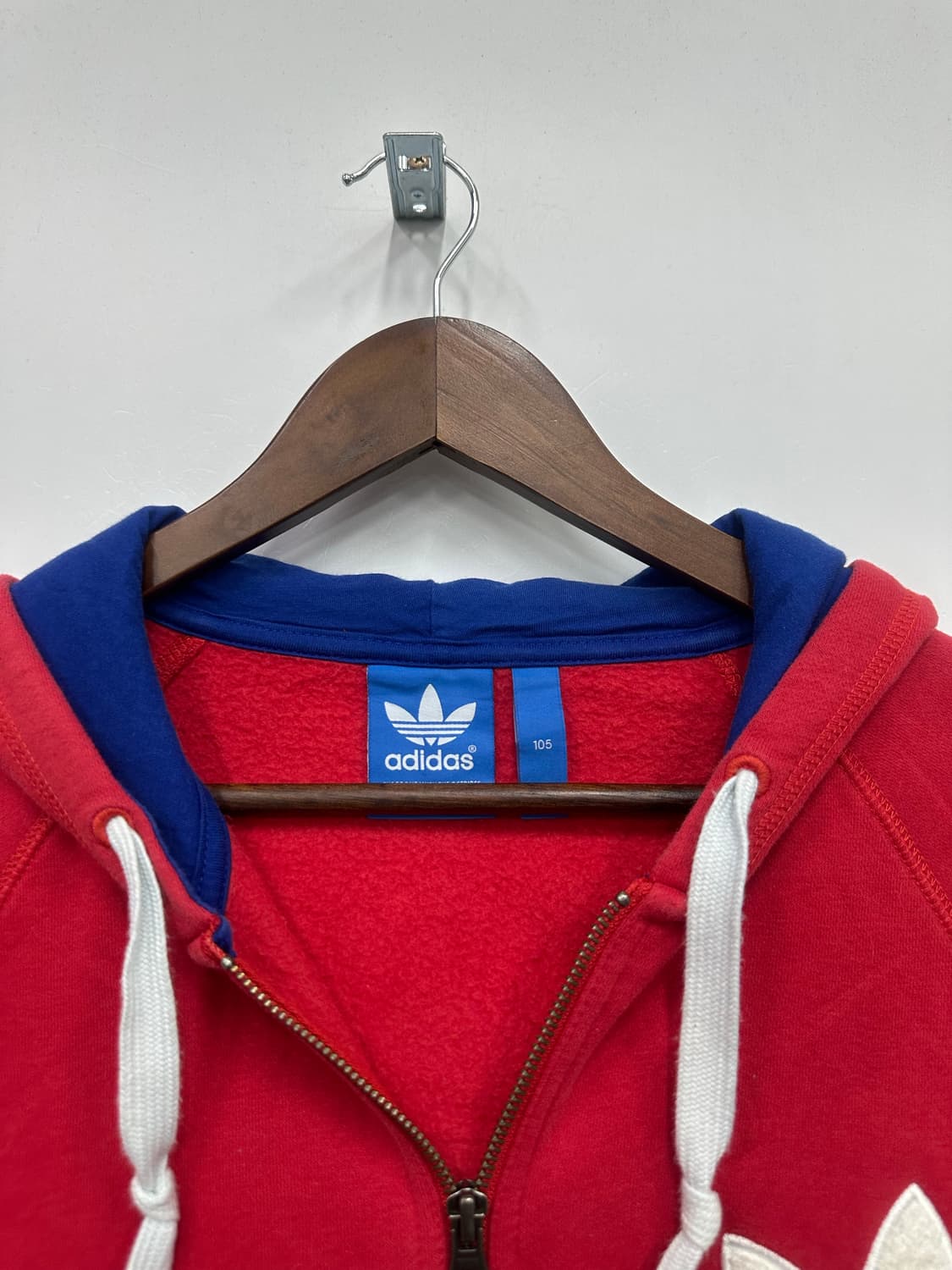 아디다스 레드 오리지널 후드집업  상품이미지2