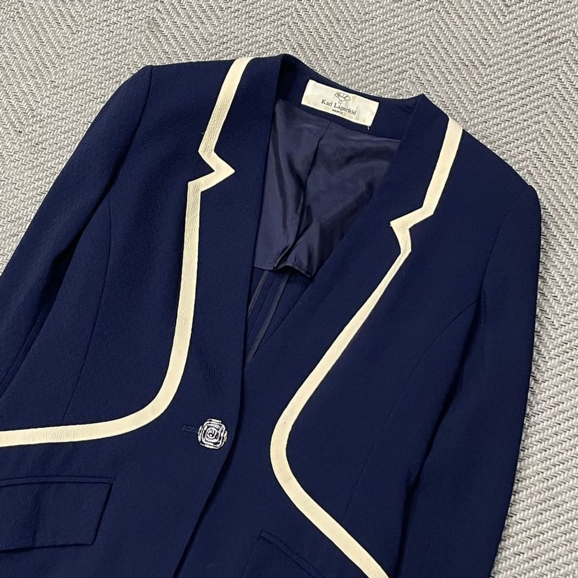 칼 라거펠트 울 트위드 자켓v0036 상품이미지3