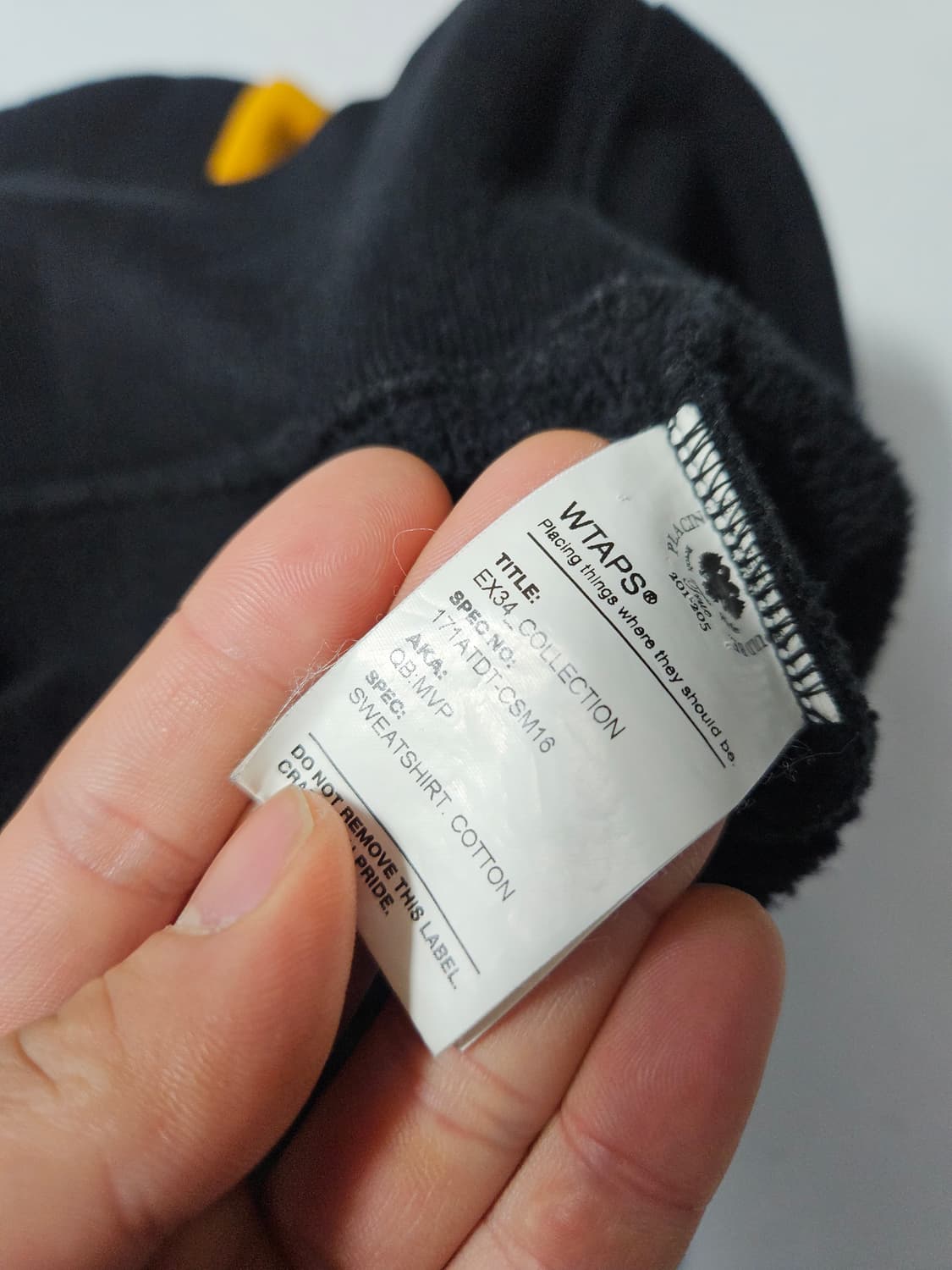 17ss Wtaps 더블탭스 QB 스웻셔츠 맨투맨 M 상품이미지6