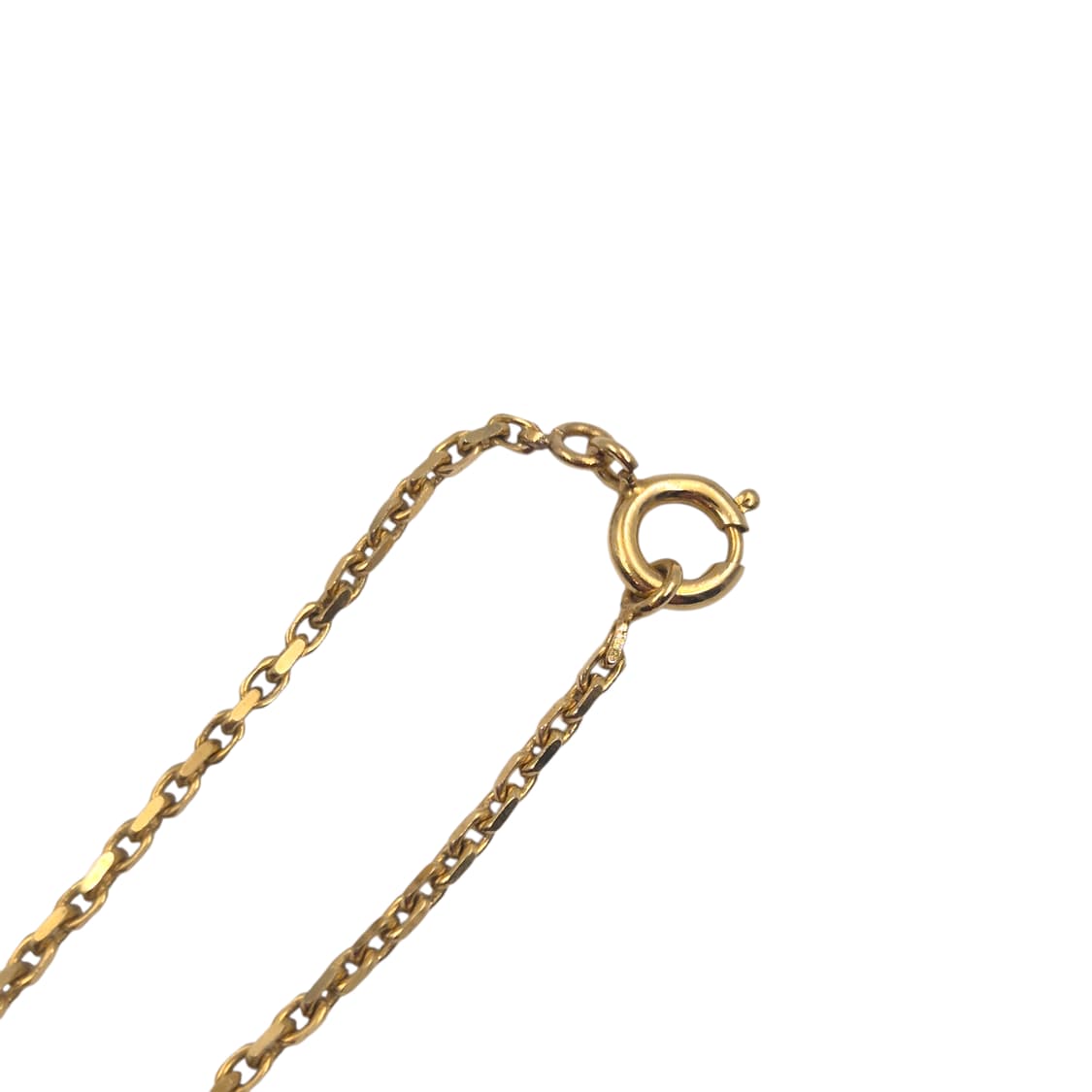 90s 꾸레쥬 하트 쉘 라인 큐빅 목걸이 상품이미지2