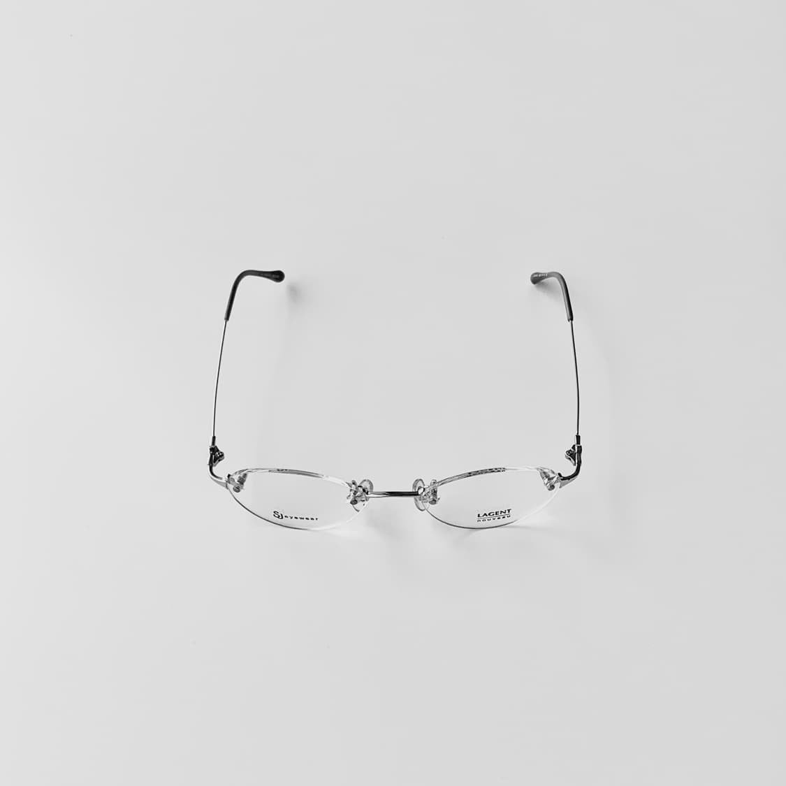 794 데드스탁 픽키 라운드 무테 오벌 경량 빈티지안경 상품이미지2