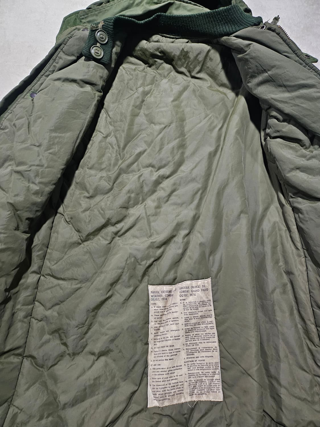 70s 캐나다군 IECS 익스트림 콜드웨더 파카 상품이미지2