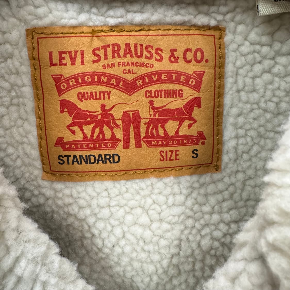 리바이스 타입 3 쉐르파 트러커 자켓 베이지 S 상품이미지6