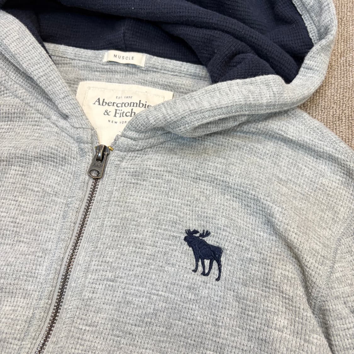 아베크롬비 우먼스 와플 후드집업 L  상품이미지2