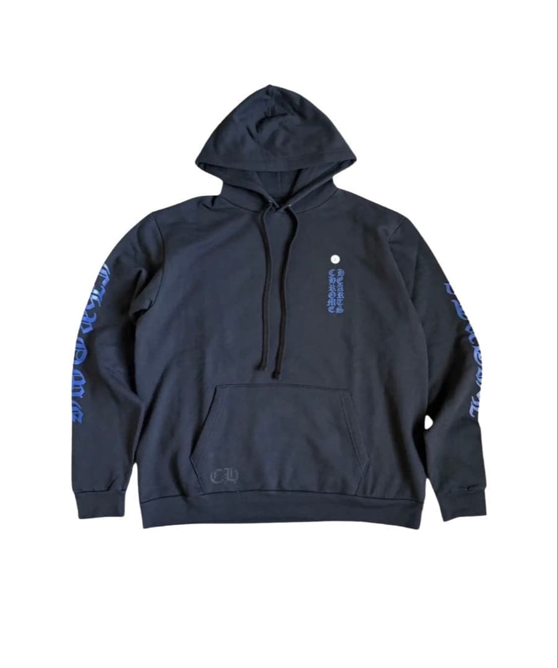 크롬하츠 버티컬 로고 후드 새상품 상품이미지1