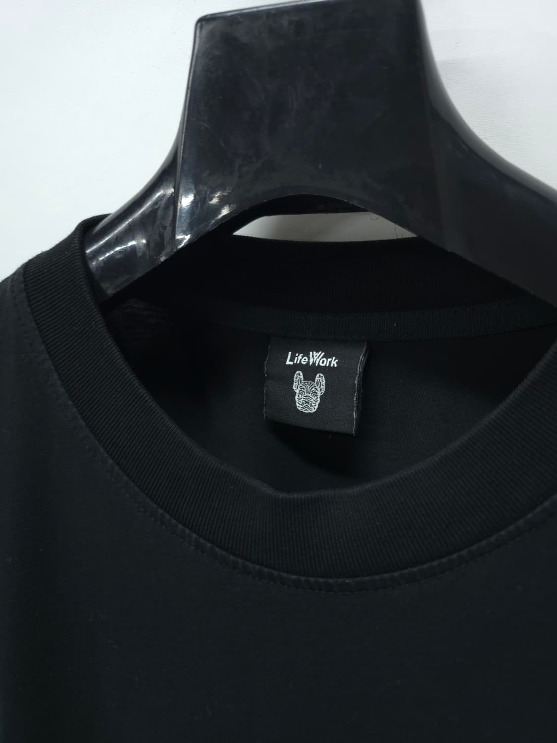 라이프워크 빅 로고 그래픽 반팔 티셔츠 블랙(100) 상품이미지6