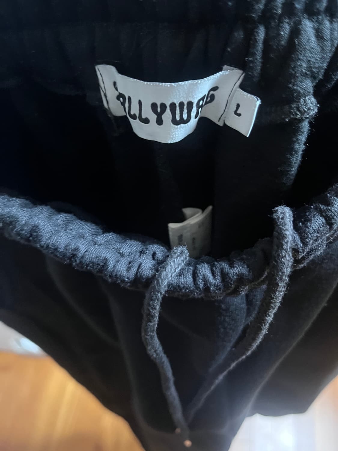 스컬리웩 블랙 스웻팬츠 상품이미지5