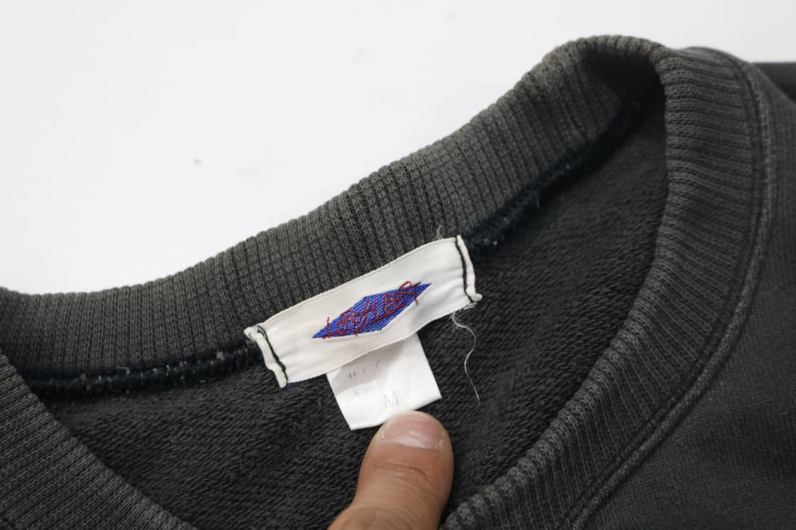 LORD ALBERT 로드 알버트 빈티지 스컬 프린팅 블랙 스웨트셔츠 상품이미지5