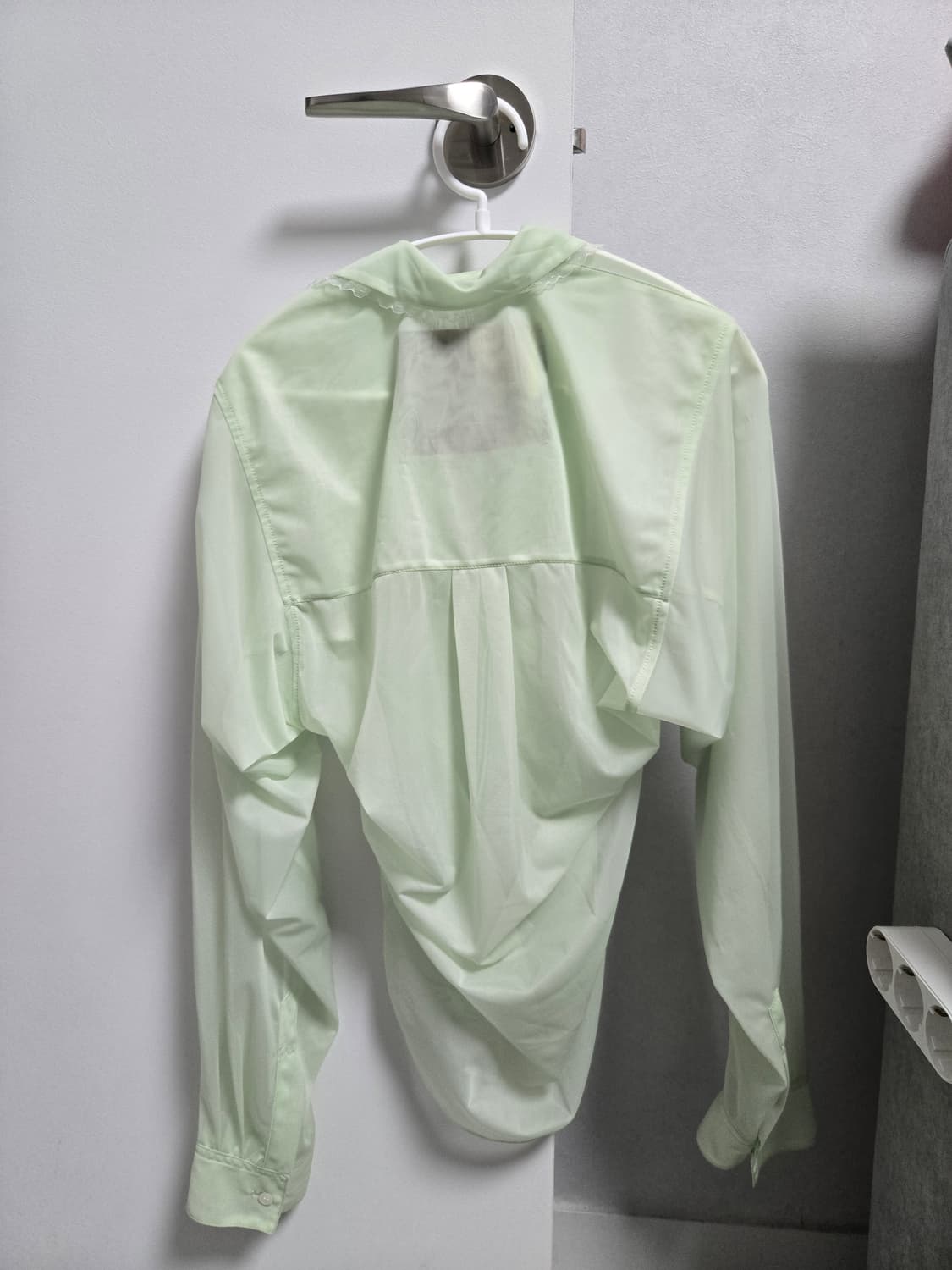 Jenny fax 잇츠 낫 유어 블라우스 민트그린 상품이미지2