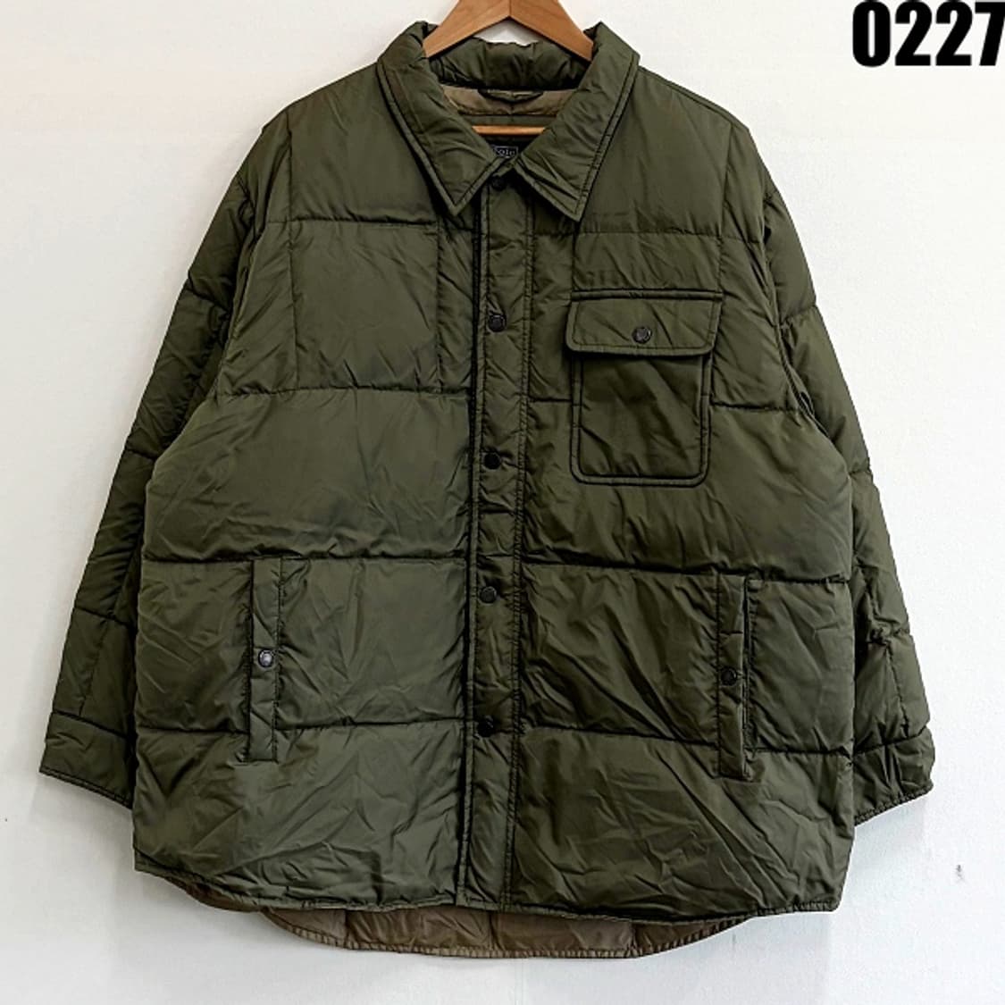 폴로 랄프로렌 구스다운 퀼팅 패딩 자켓 105 0227 상품이미지1