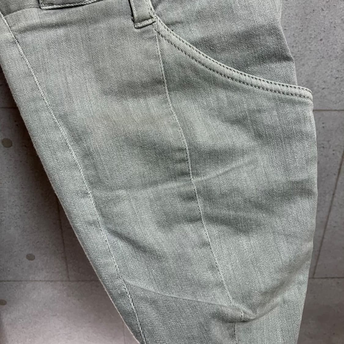 Bajra 스트레치 데님 팬츠 더블 웨이스트 사루엘 팬츠 상품이미지5