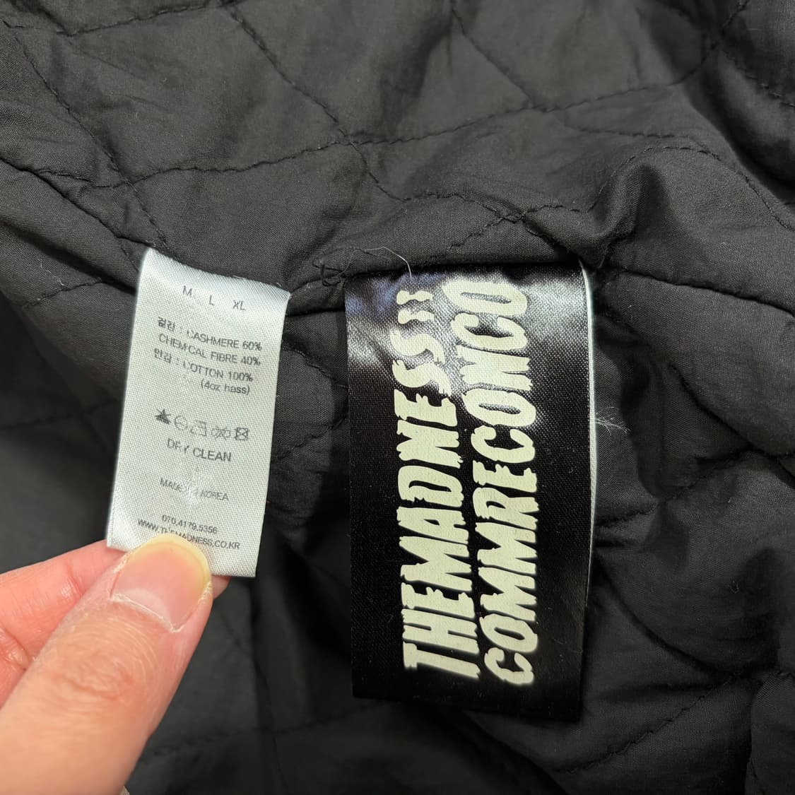 THEMADNESS 항공 점퍼 블랙(XL) 상품이미지6