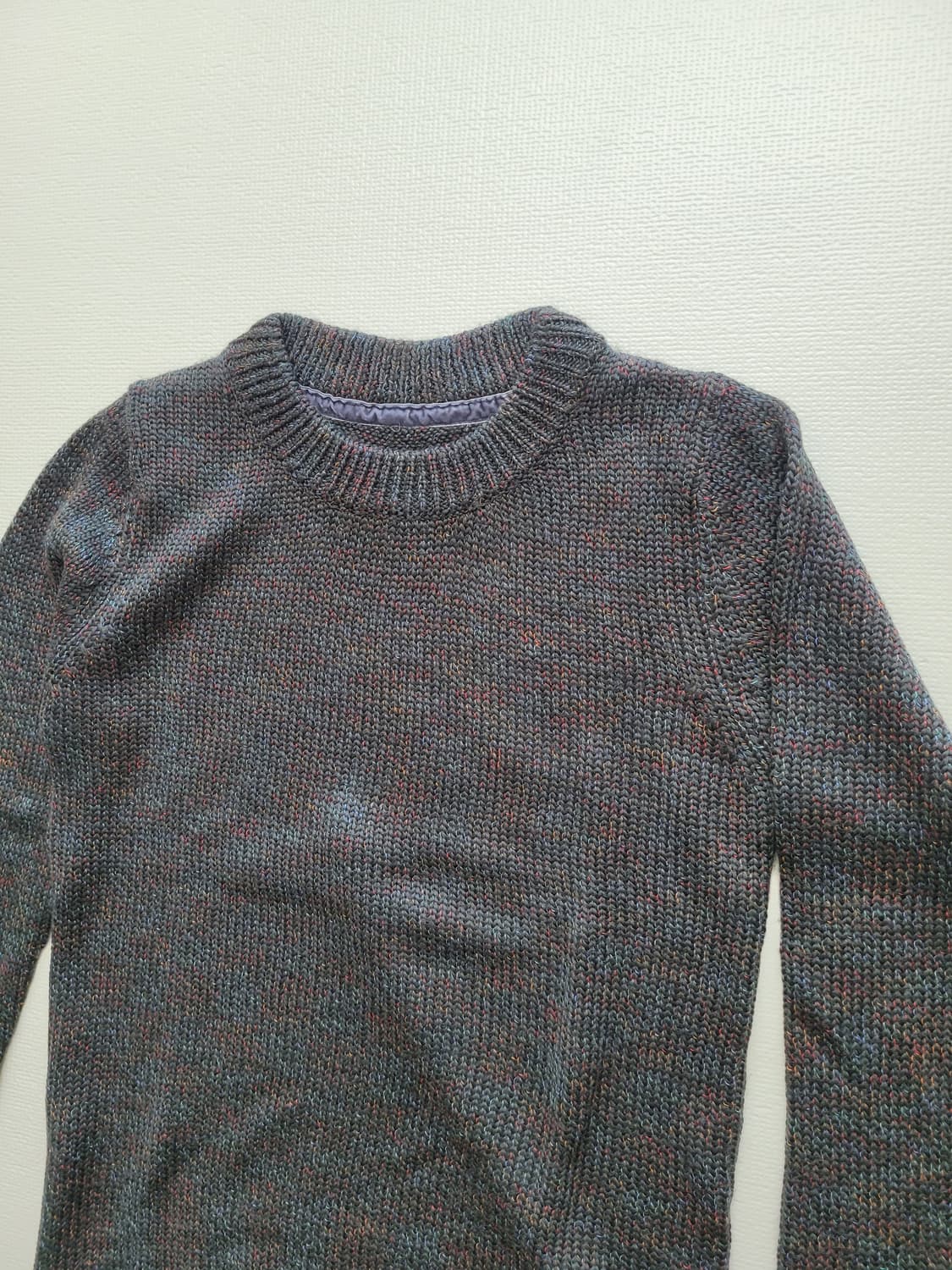 몰리 Mouli 남자 라운드넥 울 니트 100 카키 상품이미지2