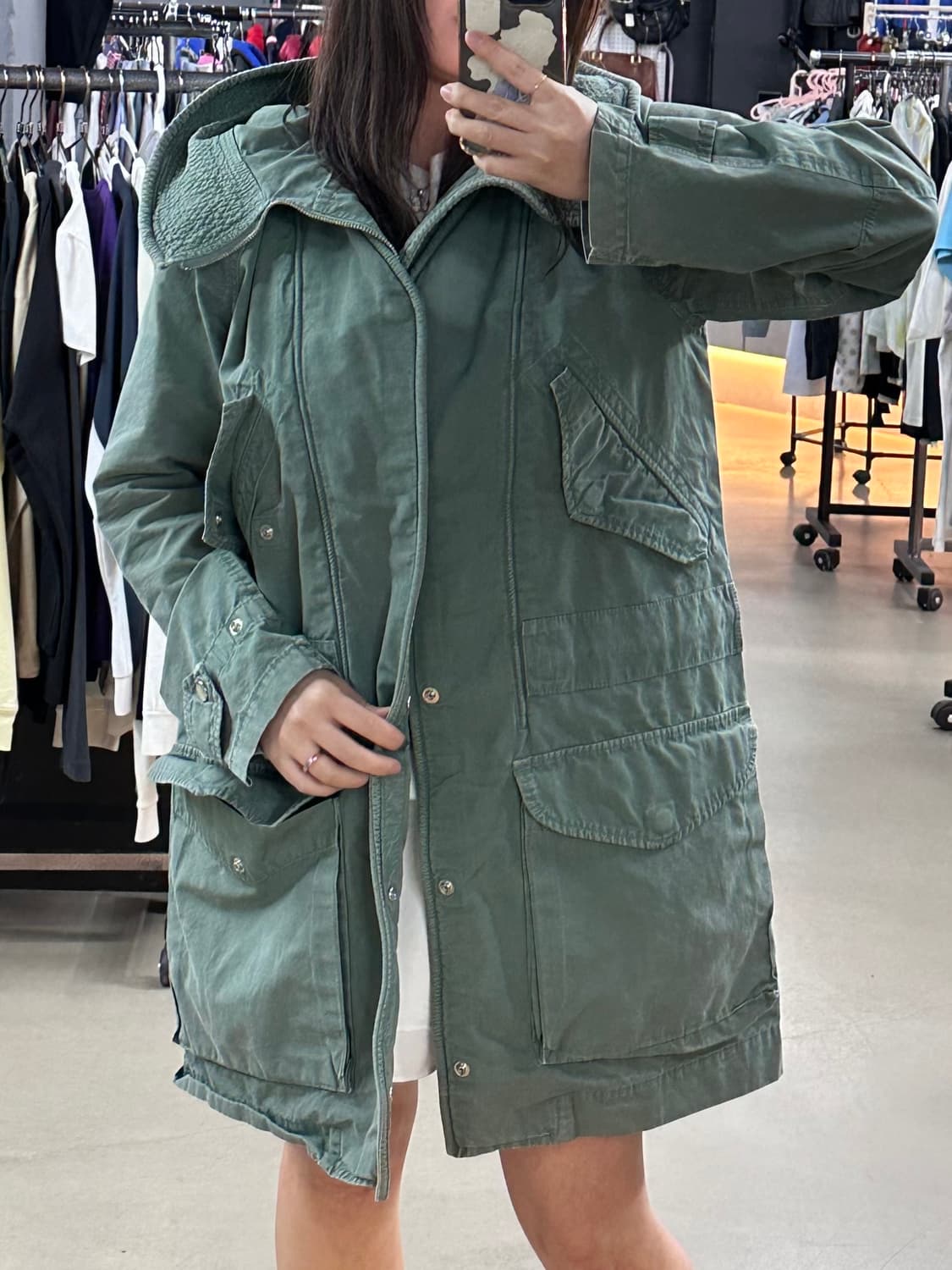 Zucca 후드 야상 상품이미지2