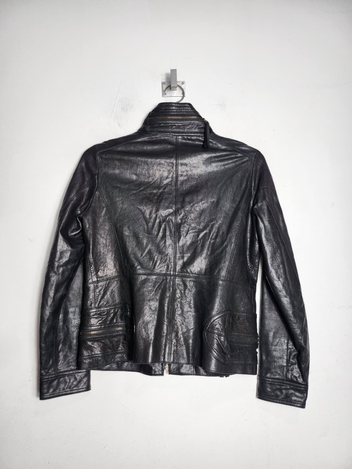 빈티지 램스킨 멀티 포켓 레더 자켓 상품이미지6