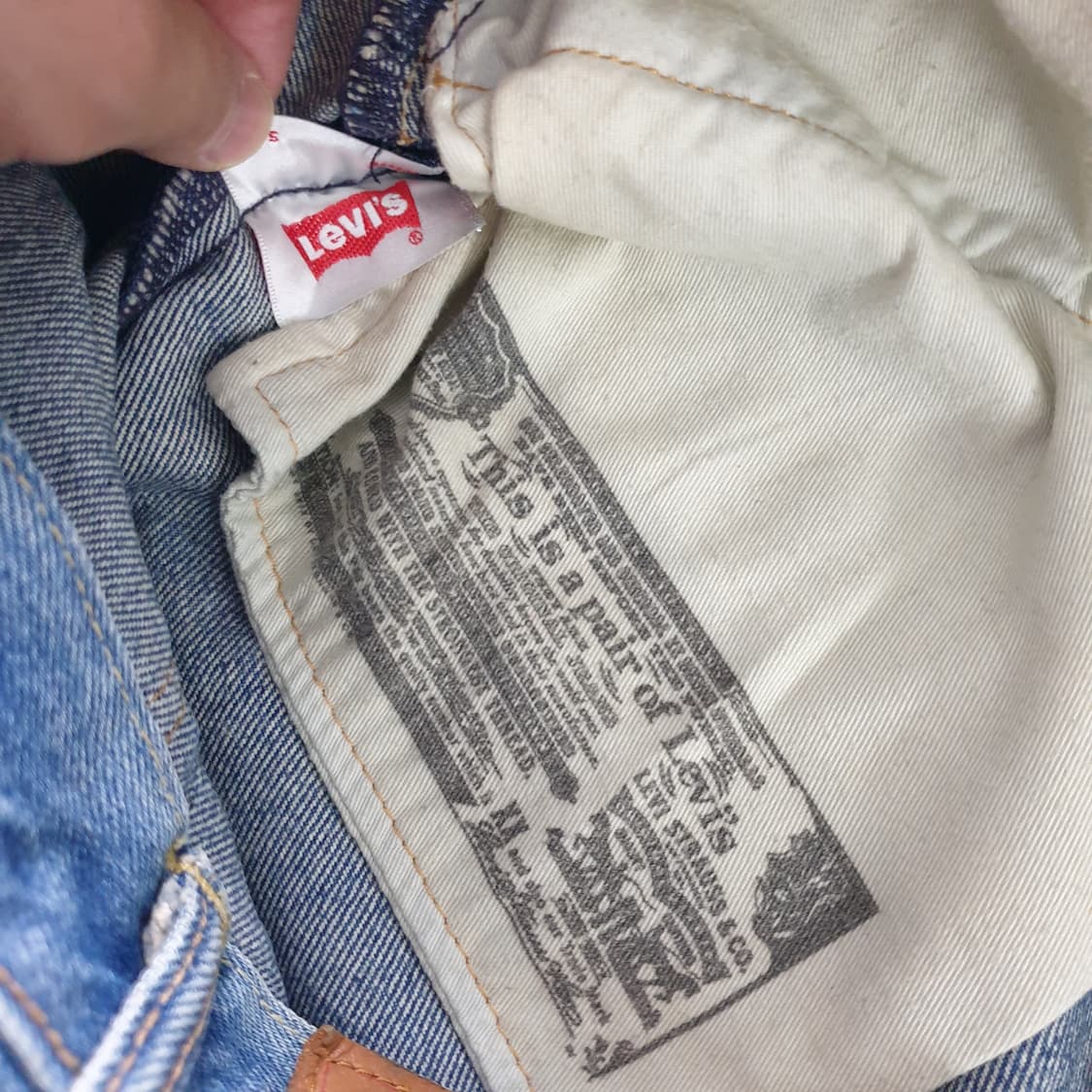LEVI'S 501 데미지 워싱 데님 팬츠 상품이미지7