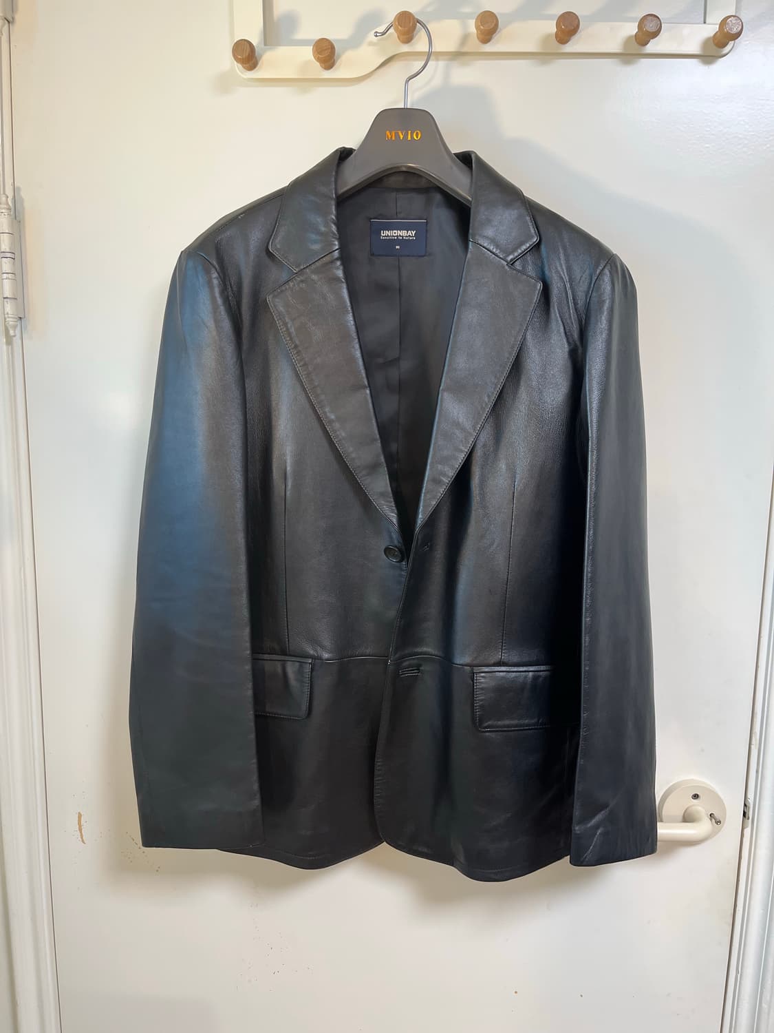 유니온베이 양가죽 자켓 블랙 95 상품이미지1