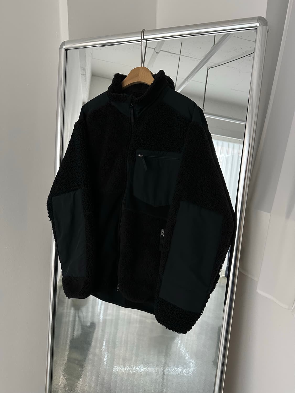 유니클로 엔지니어드 가먼츠 후리스 블랙 M 상품이미지1