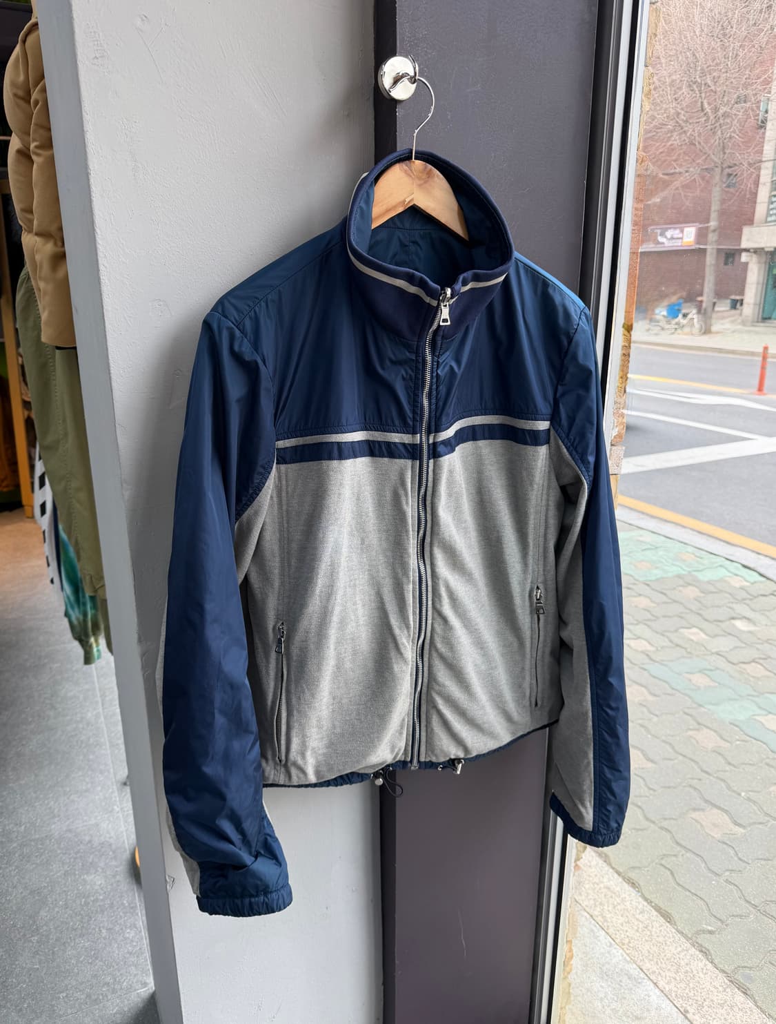 50/ 프라다 스포츠 레드탭 리버시블 집업 자켓 상품이미지7