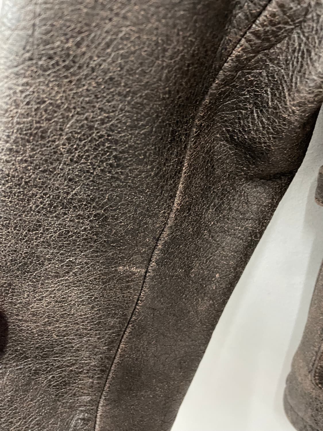 빈티지 커피 레더 포켓 자켓 H2121 상품이미지6