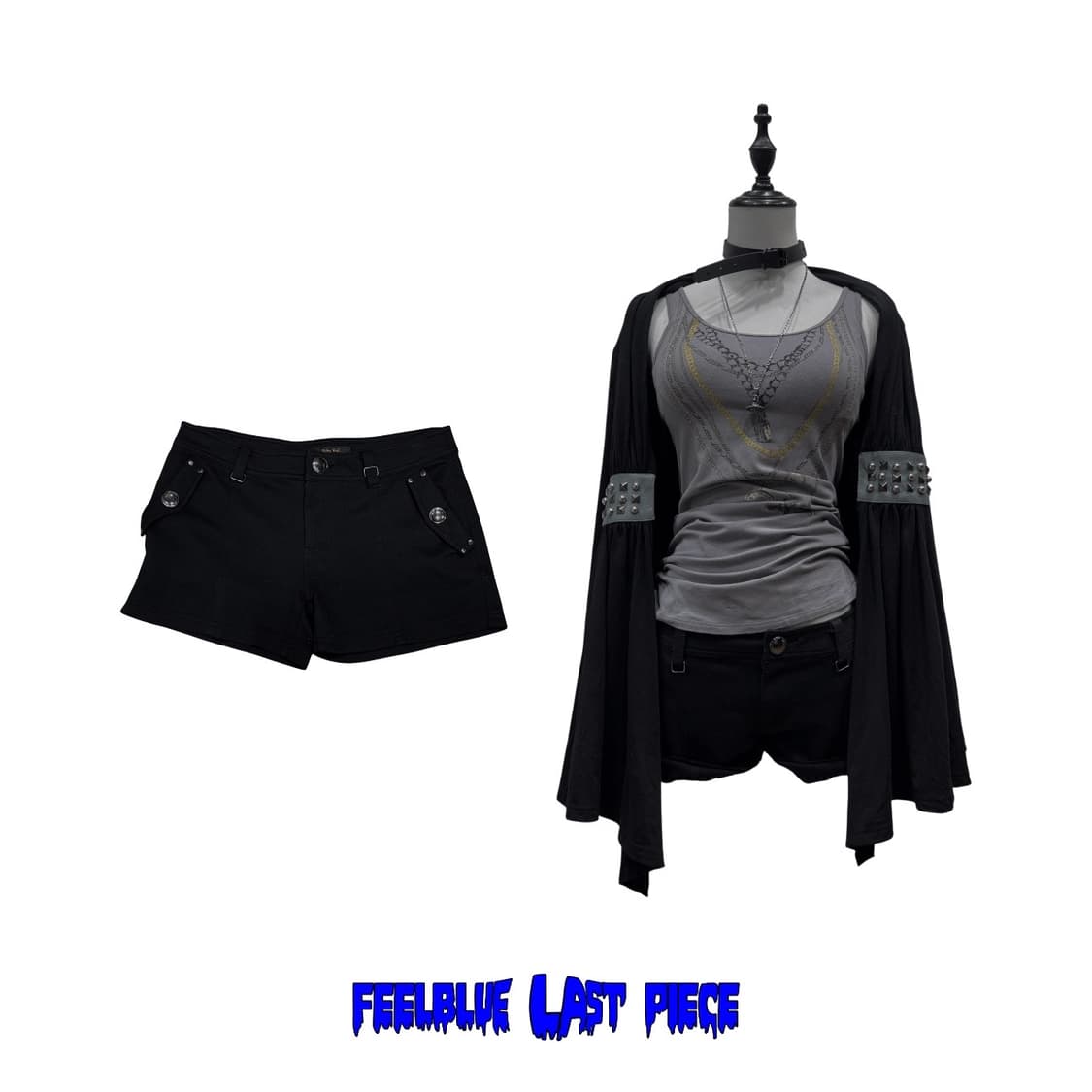 Black Buttoned Pocket Shorts  상품이미지7