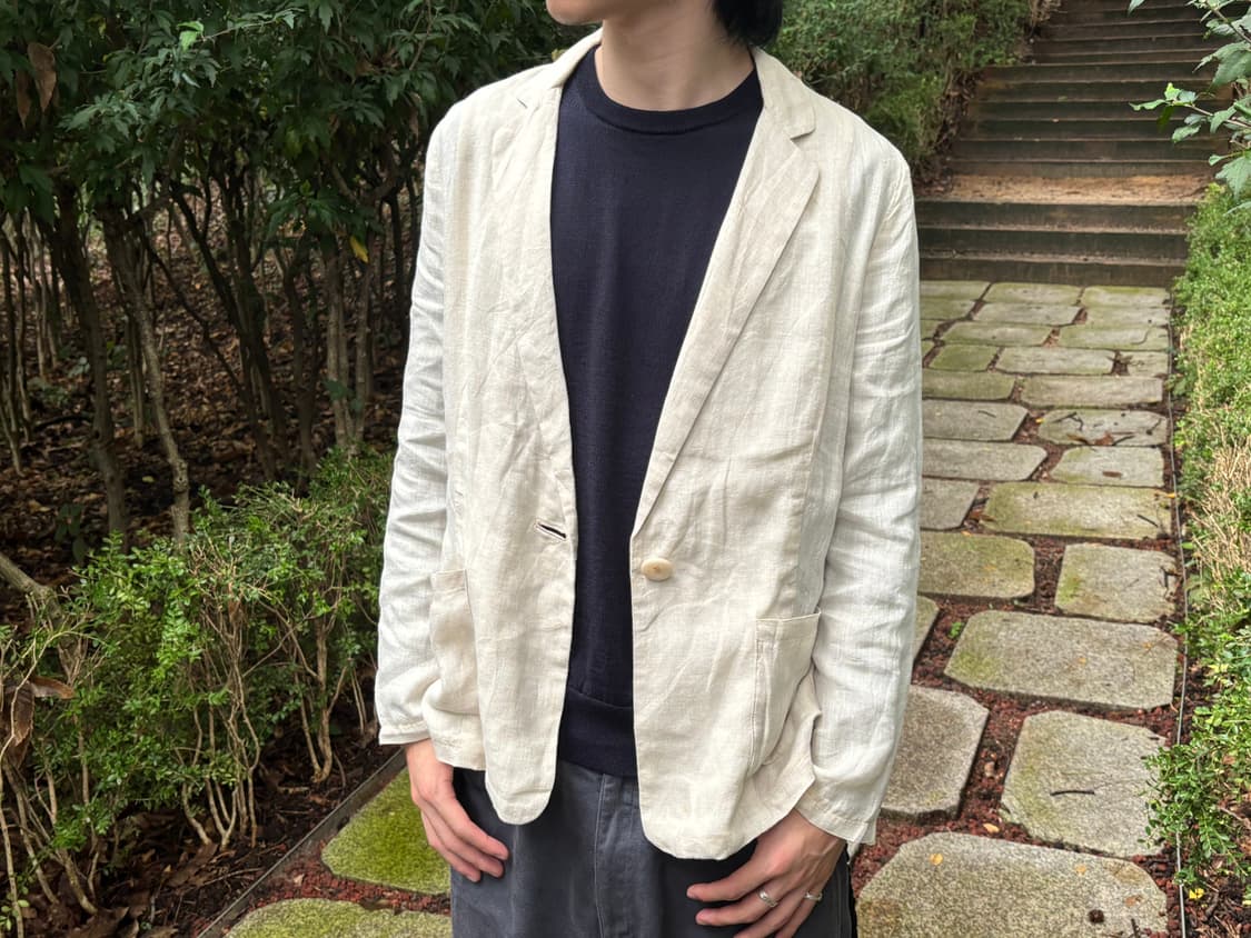 Linen One Button Blazer 상품이미지1