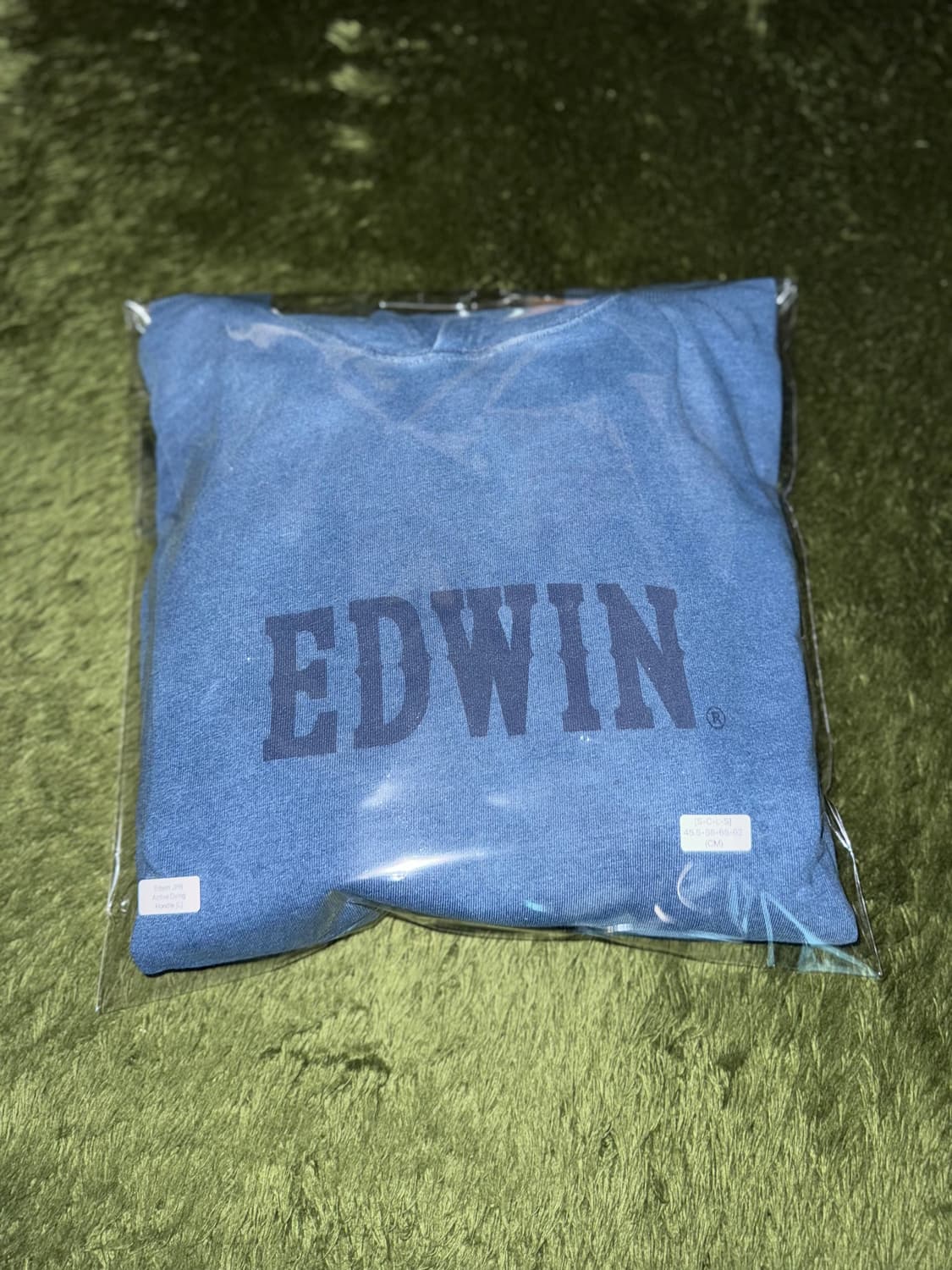 [L] EDWIN 에드윈 재팬 인디고 다잉 로고 후디 상품이미지10