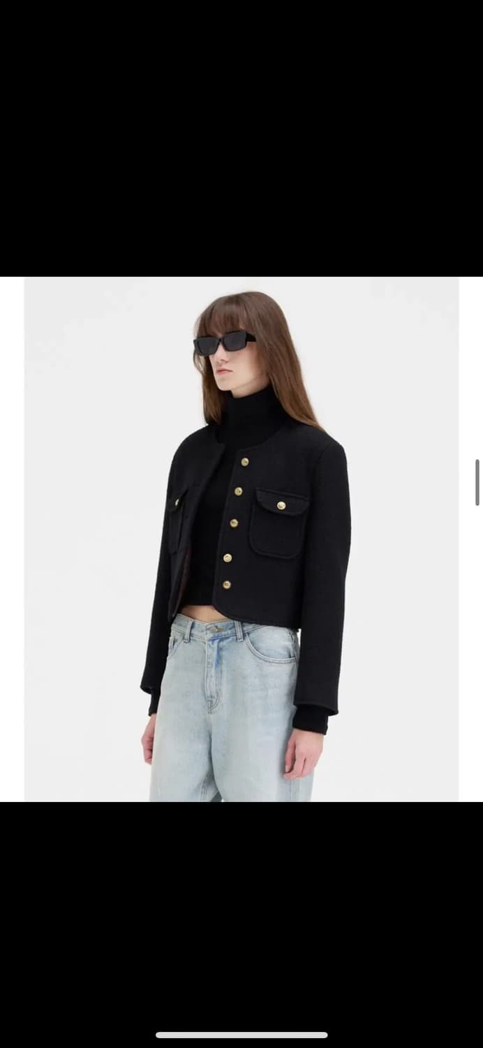 마론에디션 윈터 트위드 크롭 자켓 상품이미지1