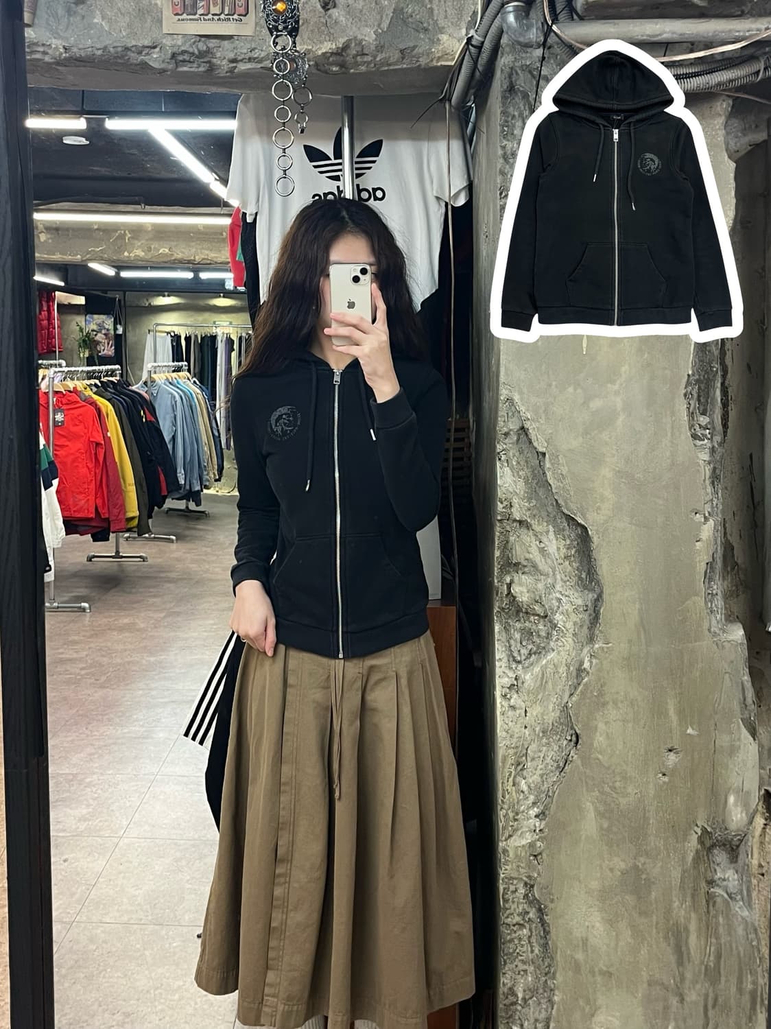 디젤 후드집업 2XS #csz2265  상품이미지1