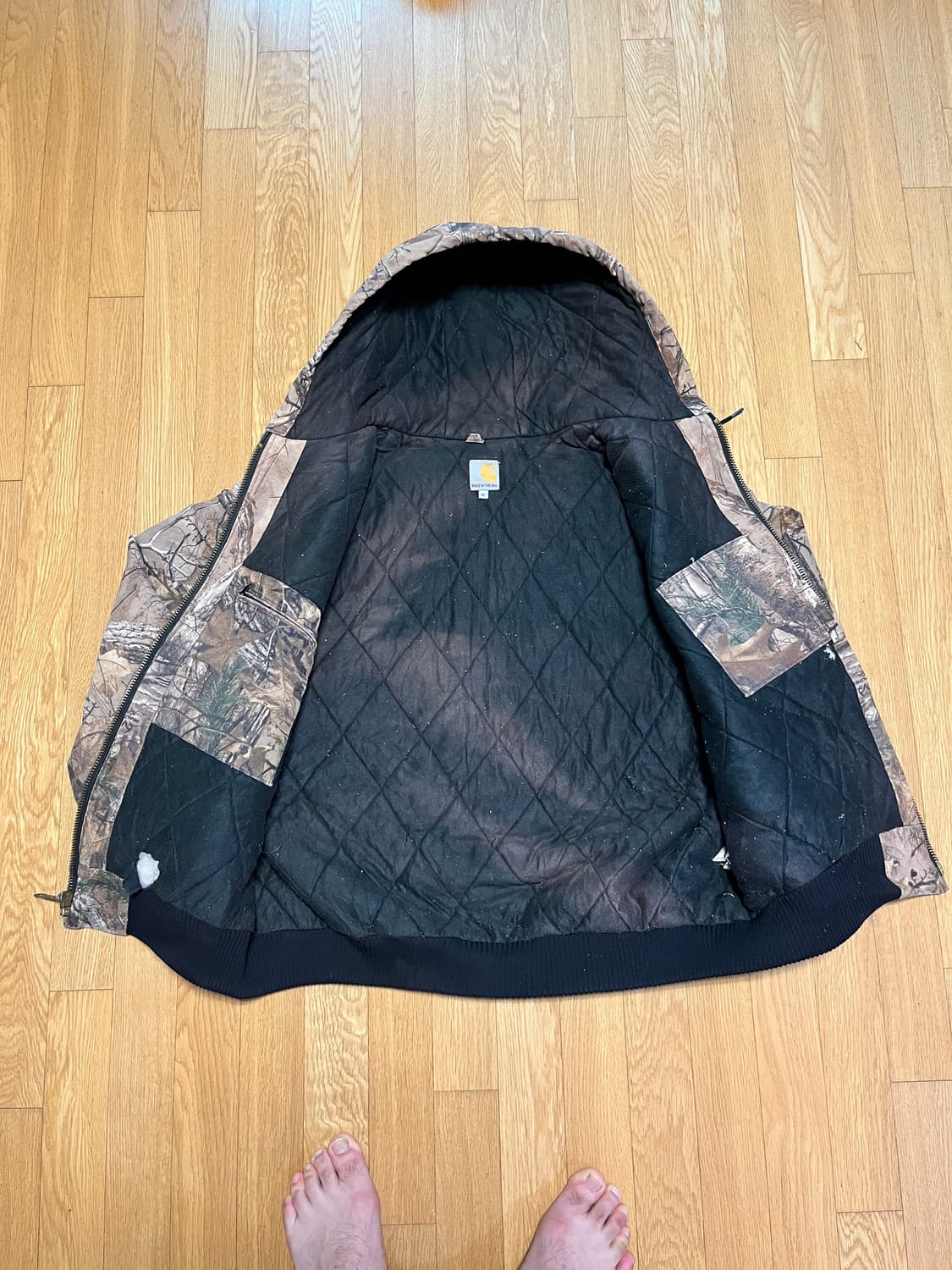 [XL] 칼하트 US J221 덕 액티브 자켓 리얼트리 상품이미지2