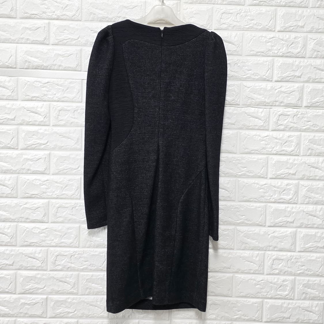 택포// 에고이스트 블랙 셔링 원피스 S 상품이미지4