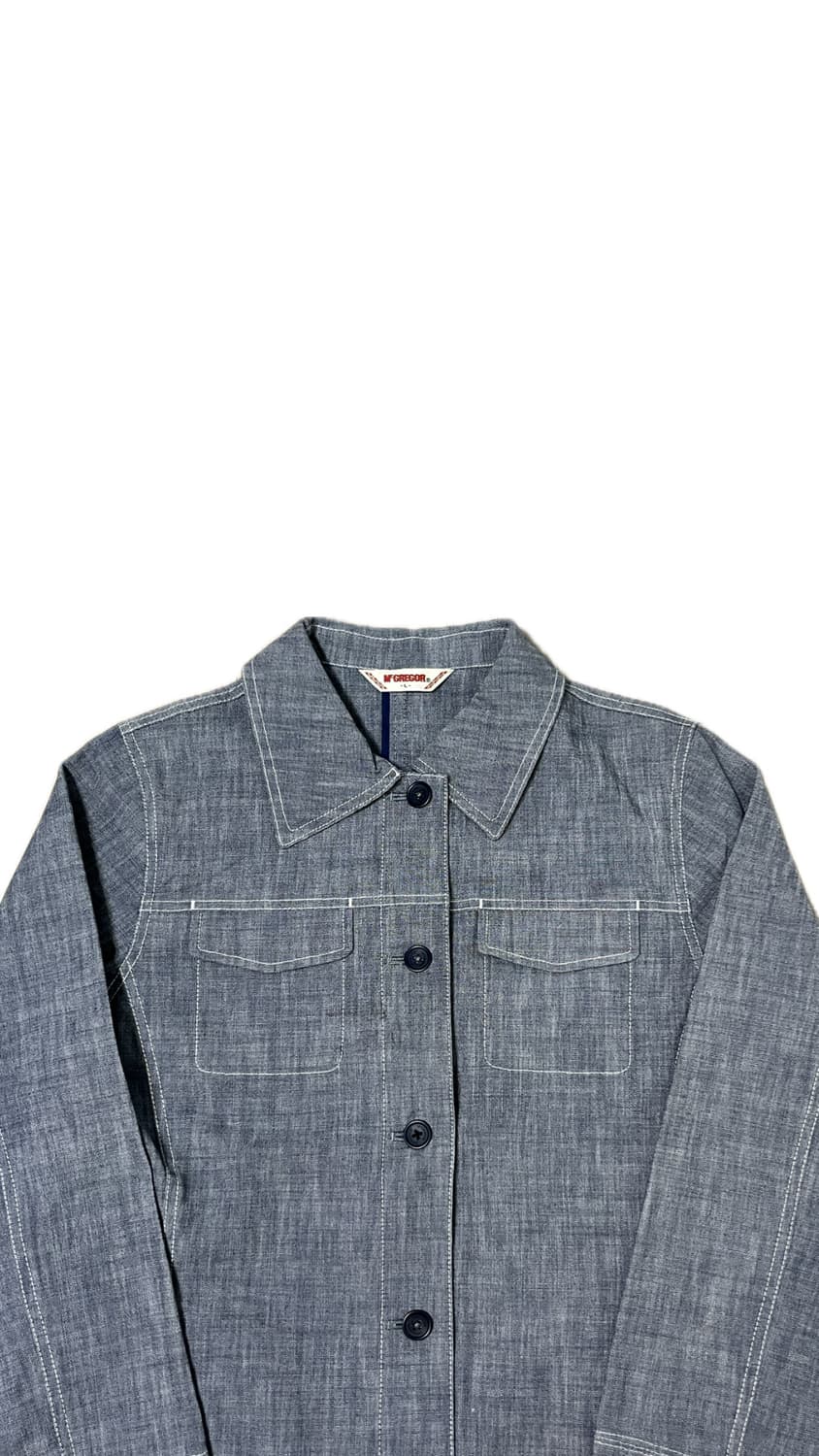 Mcgregor 샴브레이 데님 재킷 상품이미지8