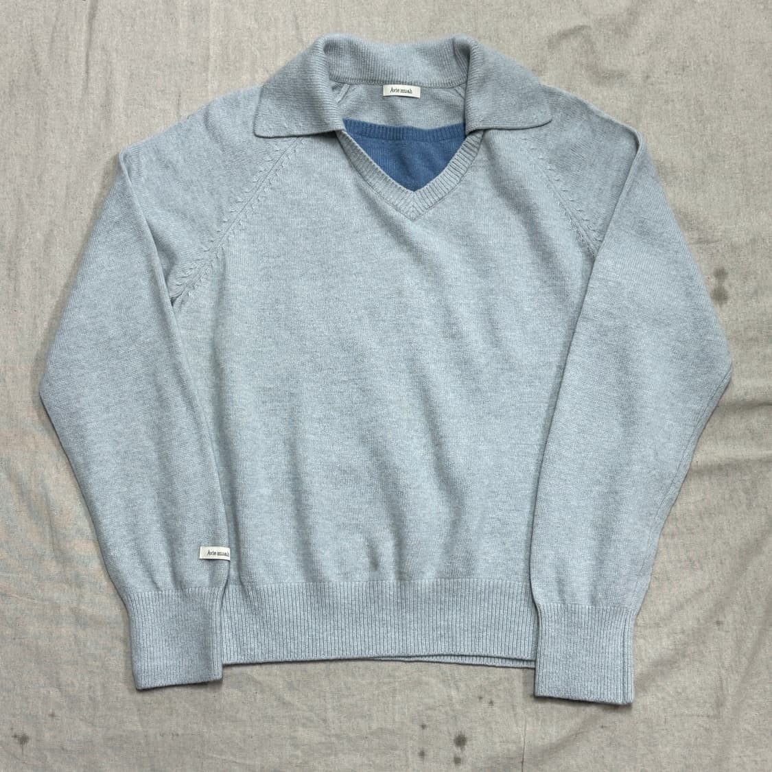 아비에무아 캐시미어 더블 레이어 카라니트 1 상품이미지1