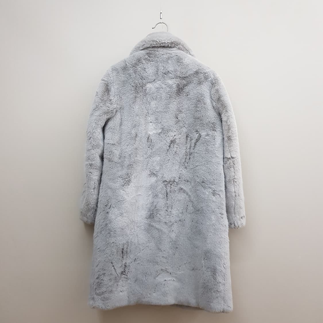 로렌 랄프로렌 그레이 퍼 텍스처 세미루즈 코트 XS사이즈 상품이미지4