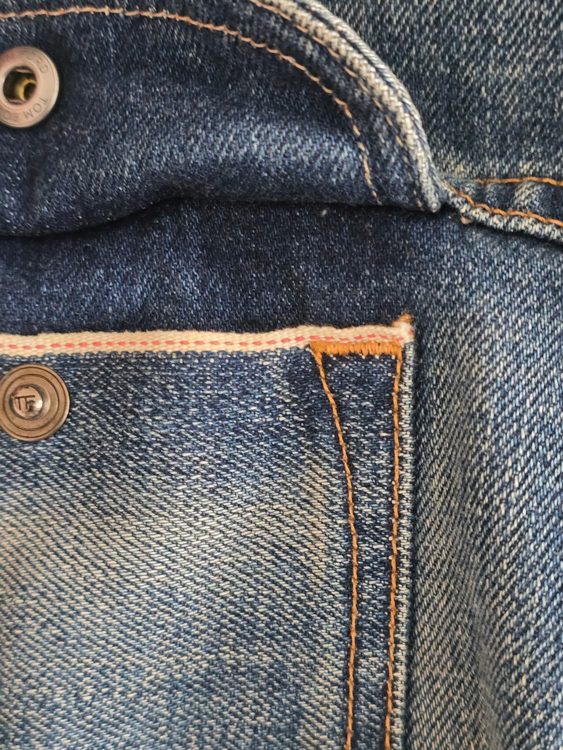 톰포드 22ss 데님 트러커 XL 상품이미지7