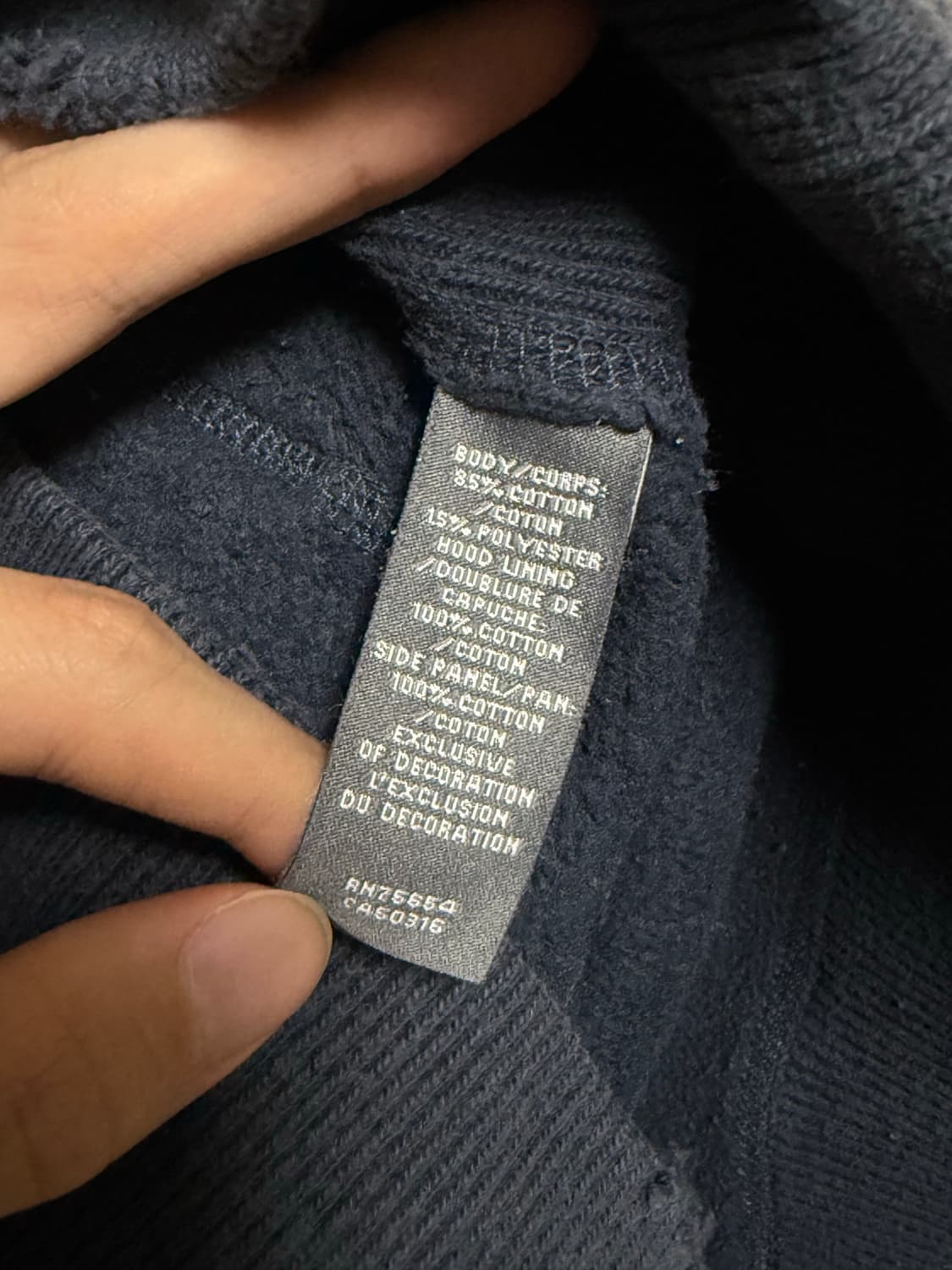 [S] 아베크롬비 빈티지 후드 네이비 상품이미지4