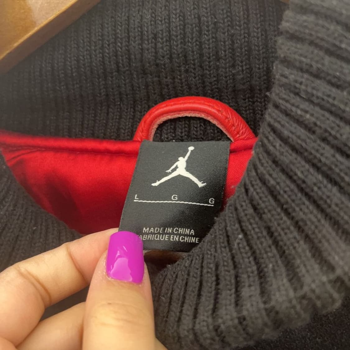 나이키 조던 올드스쿨 울 레더 스타디움 바시티 자켓 L C06785 상품이미지5