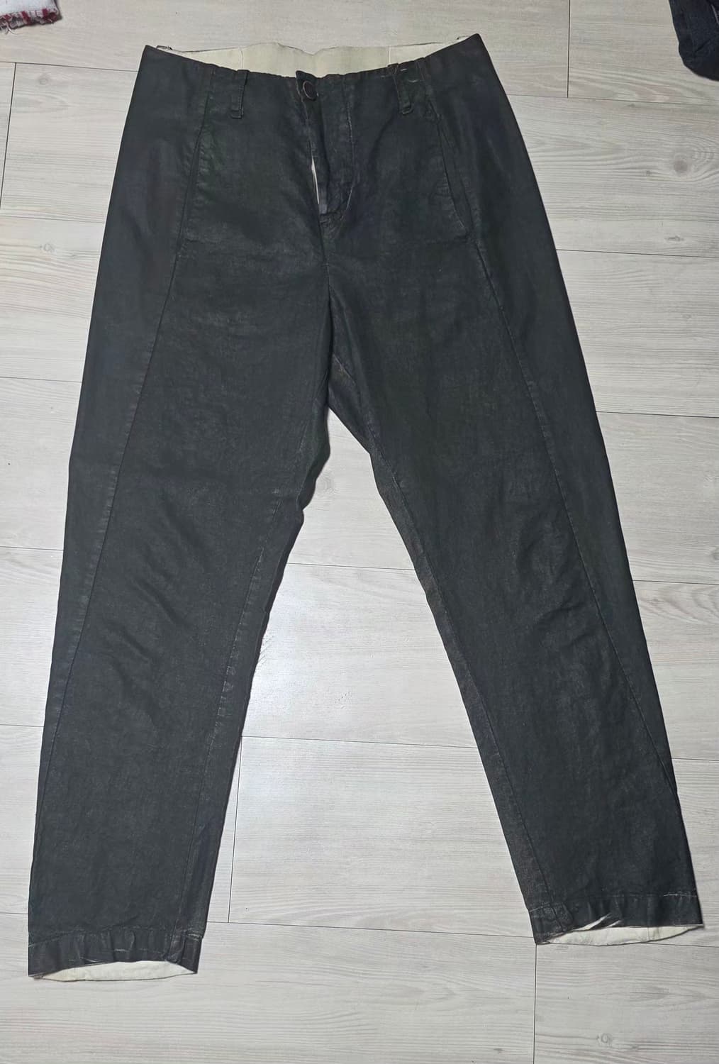 트렌짓 린넨코팅펜츠 상품이미지1