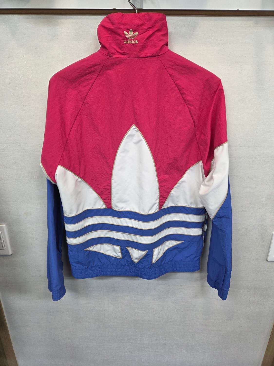 아디다스 빅트레포일 우븐 집업자켓 s 오버핏  상품이미지2