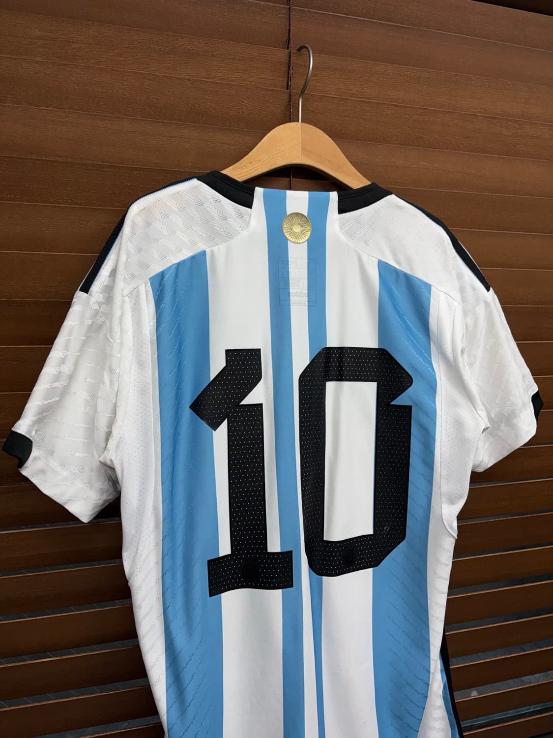 아디다스 22 25 아르헨티나 국대 어센틱 리오넬 메시 유니폼 져지 상품이미지5