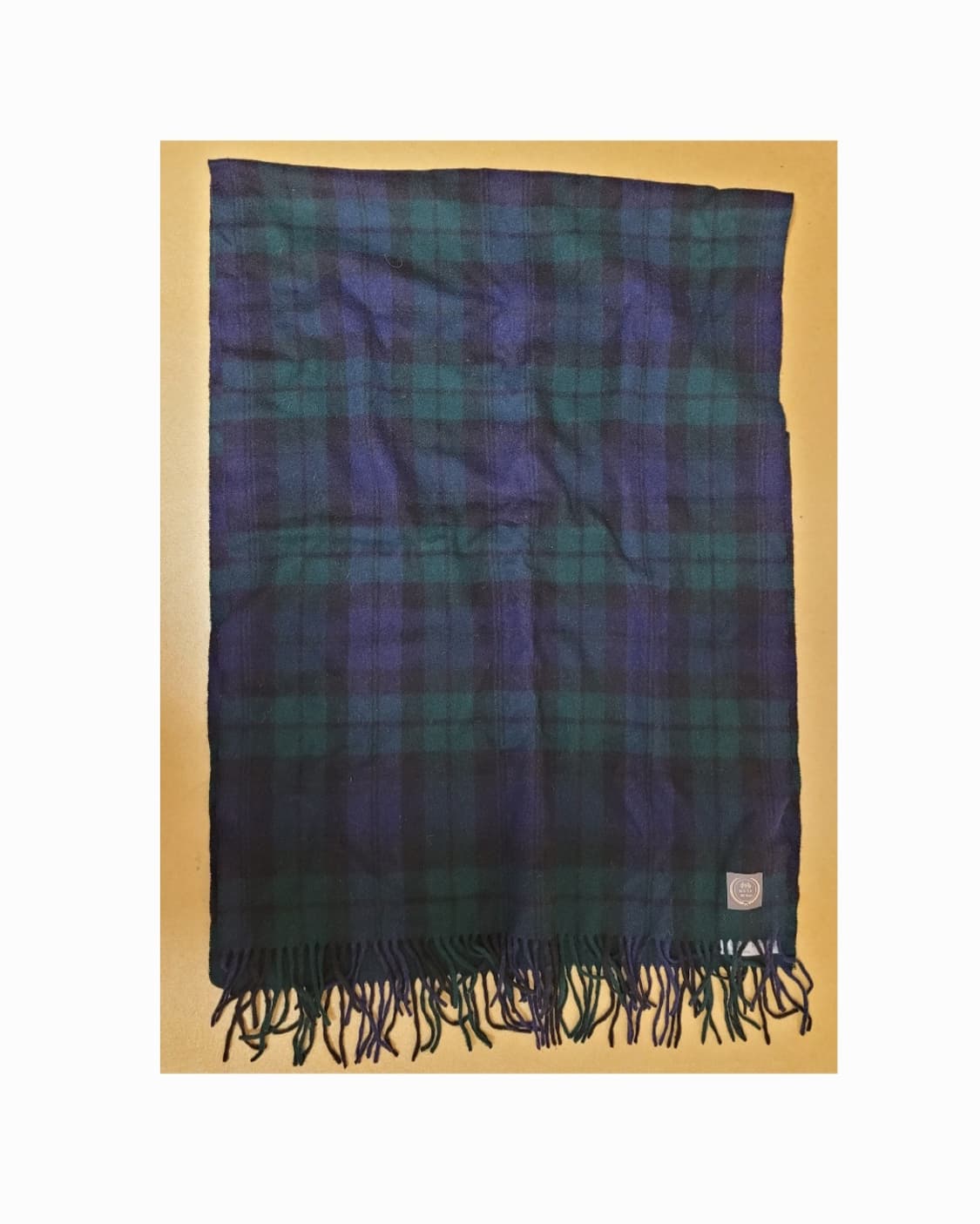 메리노 울 체크 목도리 스카프 상품이미지1