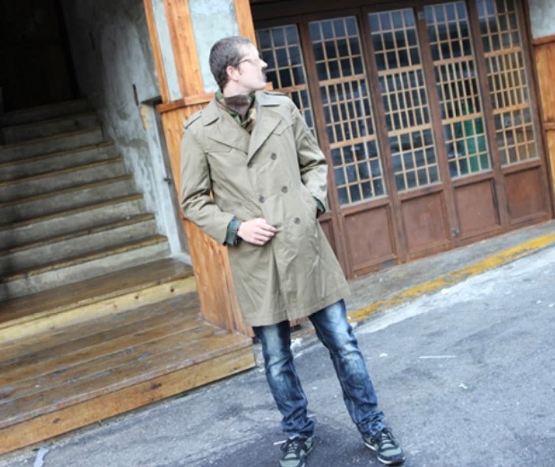 (110정도) 밀리터리 코트 상품이미지7