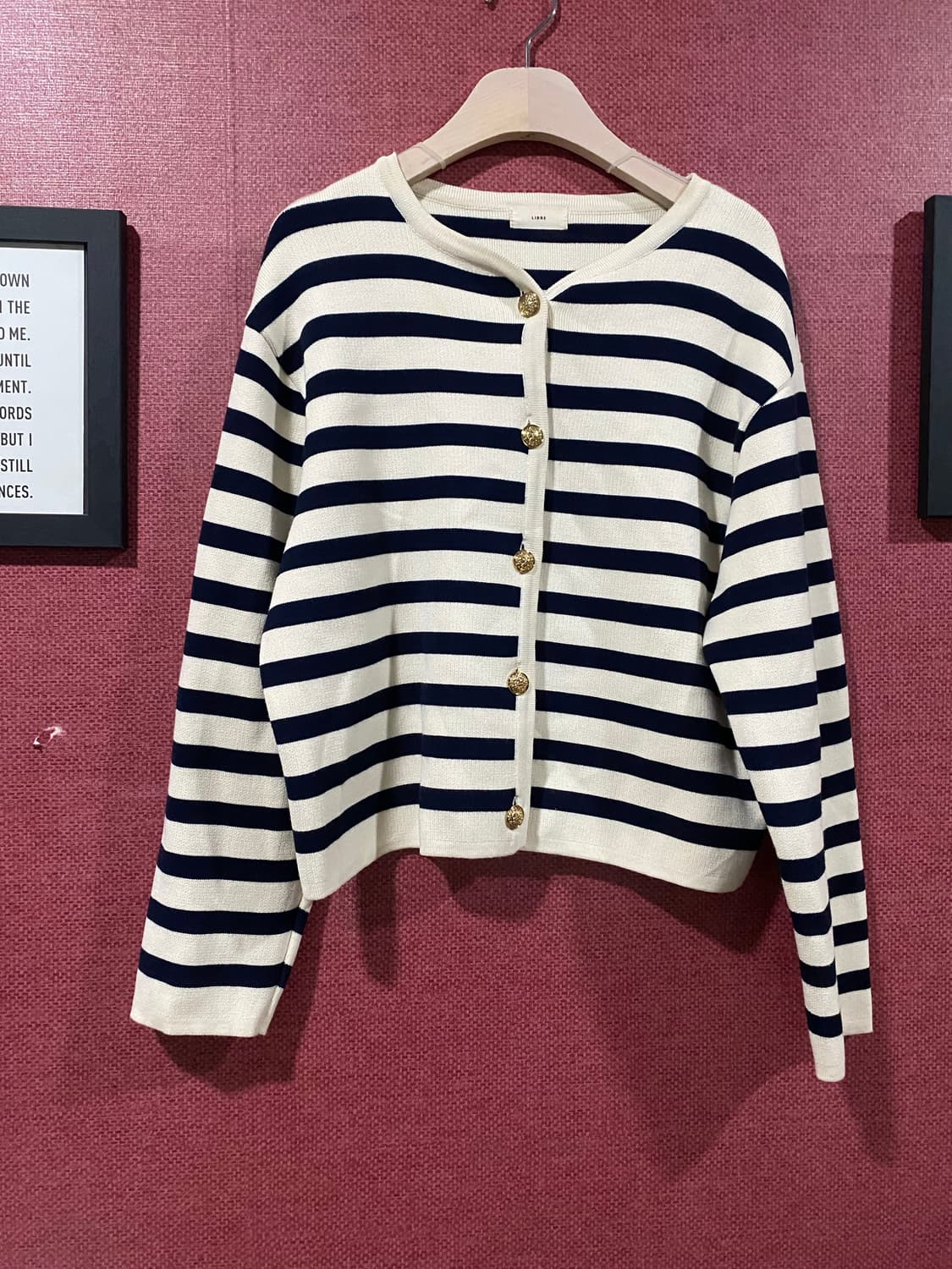 LIBRE 스트라이프 가디건 상품이미지2